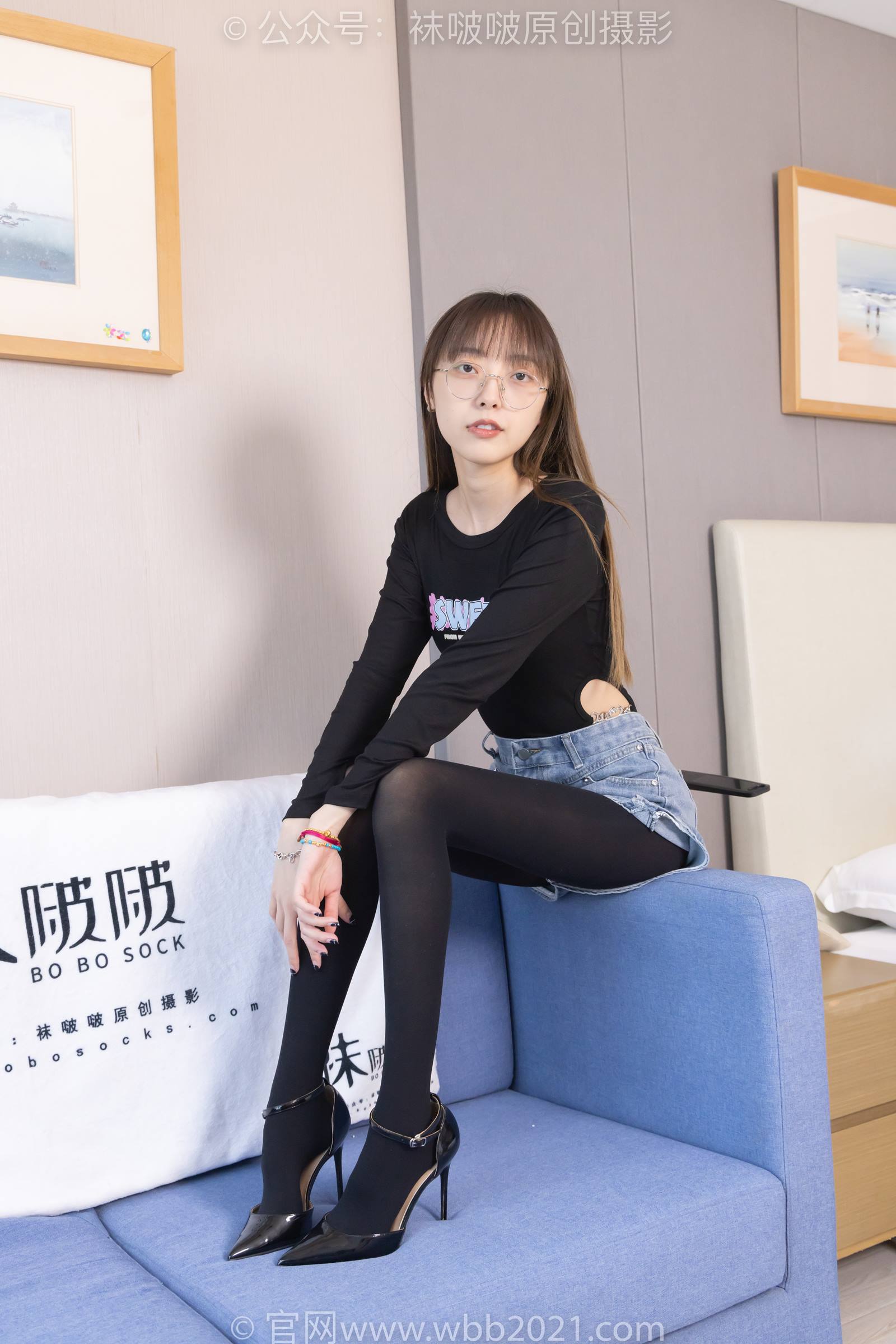 图片[16]-[BoBoSocks袜啵啵]NO.321 稚予-高跟鞋、厚黑丝[150P] – 速更版-美库