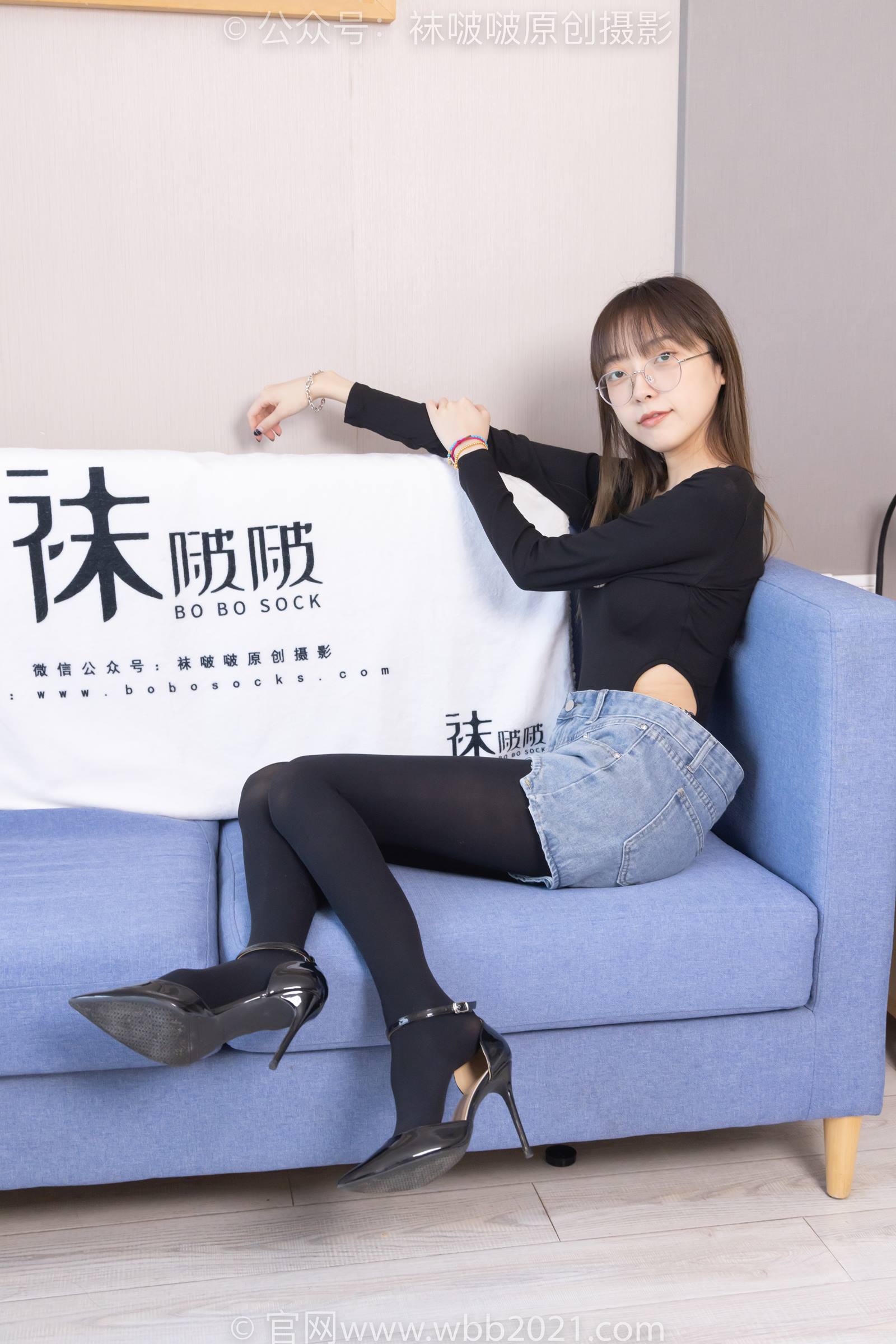 图片[37]-[BoBoSocks袜啵啵]NO.321 稚予-高跟鞋、厚黑丝[150P] – 速更版-美库