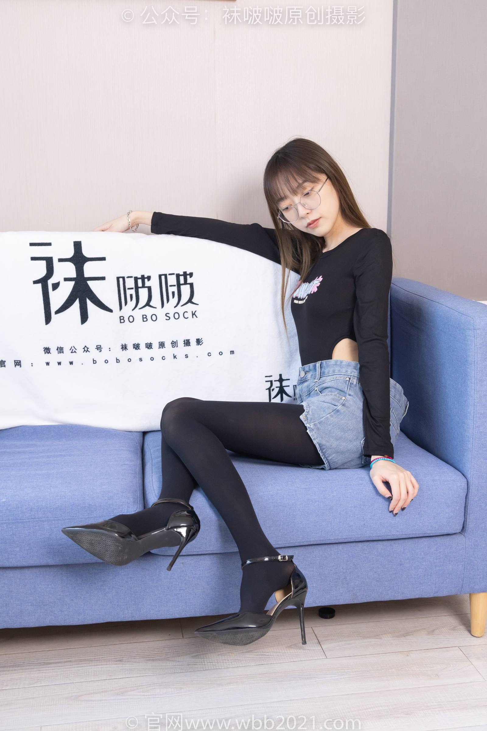 图片[38]-[BoBoSocks袜啵啵]NO.321 稚予-高跟鞋、厚黑丝[150P] – 速更版-美库