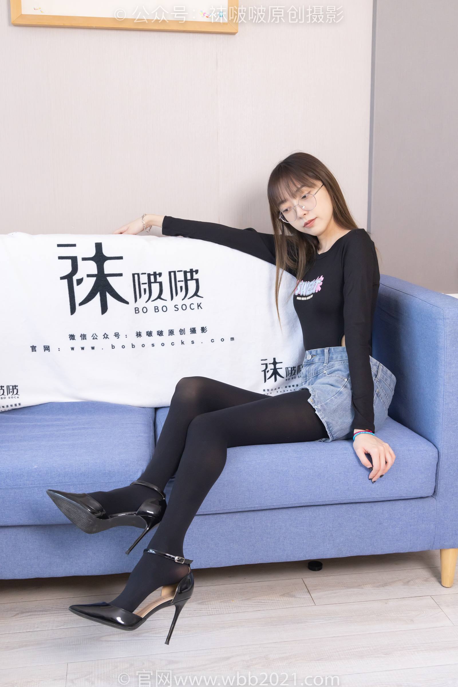 图片[39]-[BoBoSocks袜啵啵]NO.321 稚予-高跟鞋、厚黑丝[150P] – 速更版-美库