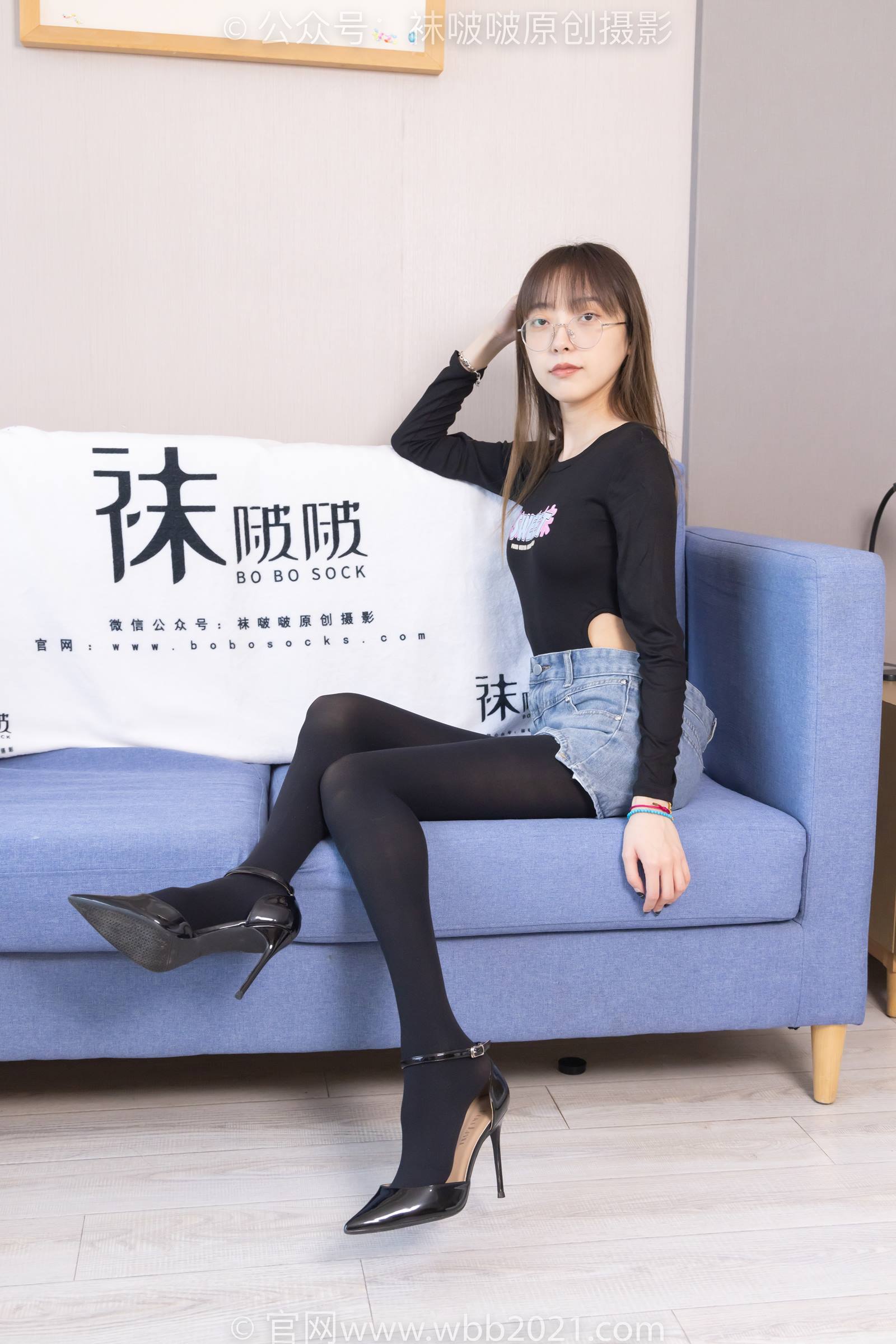 图片[40]-[BoBoSocks袜啵啵]NO.321 稚予-高跟鞋、厚黑丝[150P] – 速更版-美库