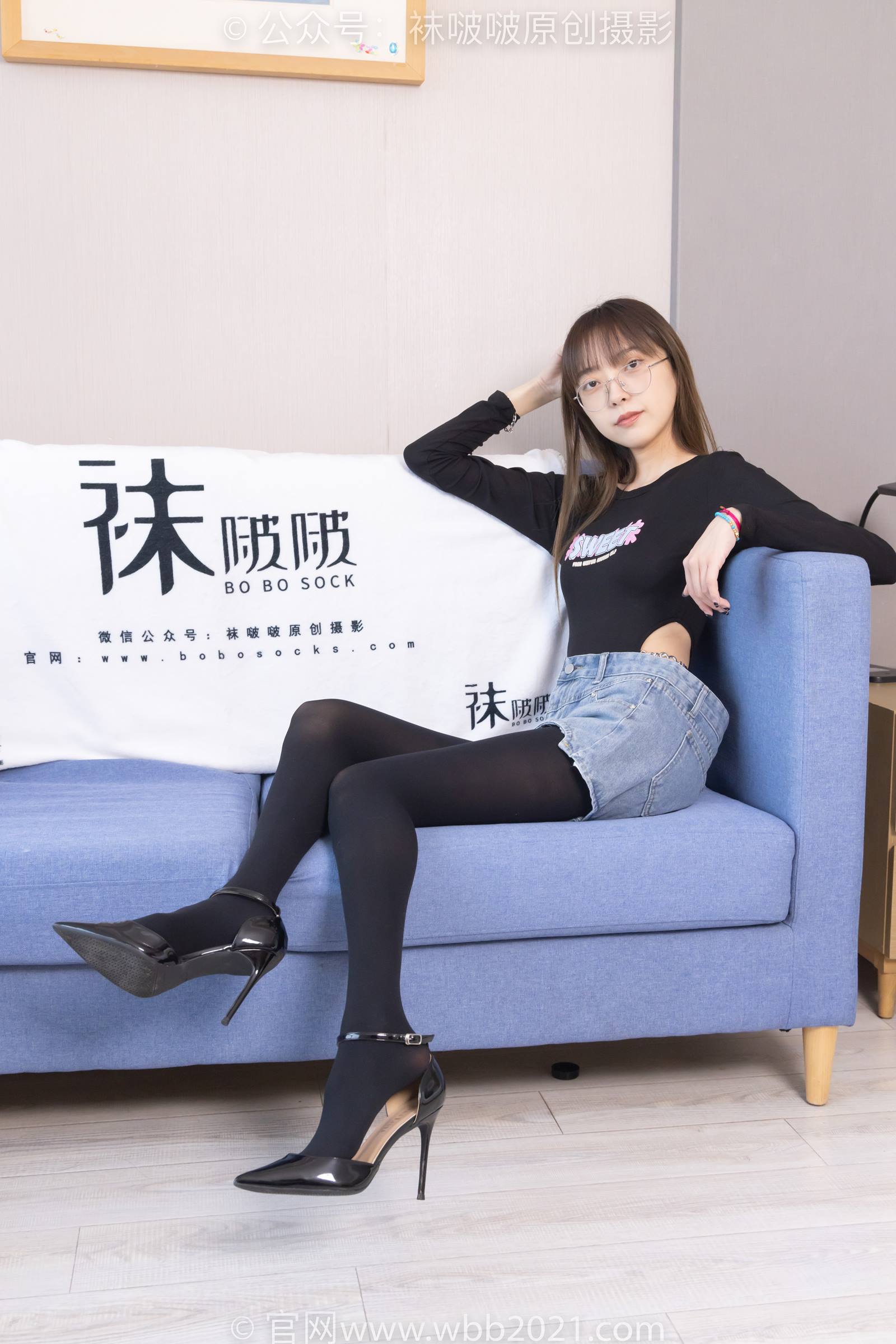 图片[41]-[BoBoSocks袜啵啵]NO.321 稚予-高跟鞋、厚黑丝[150P] – 速更版-美库