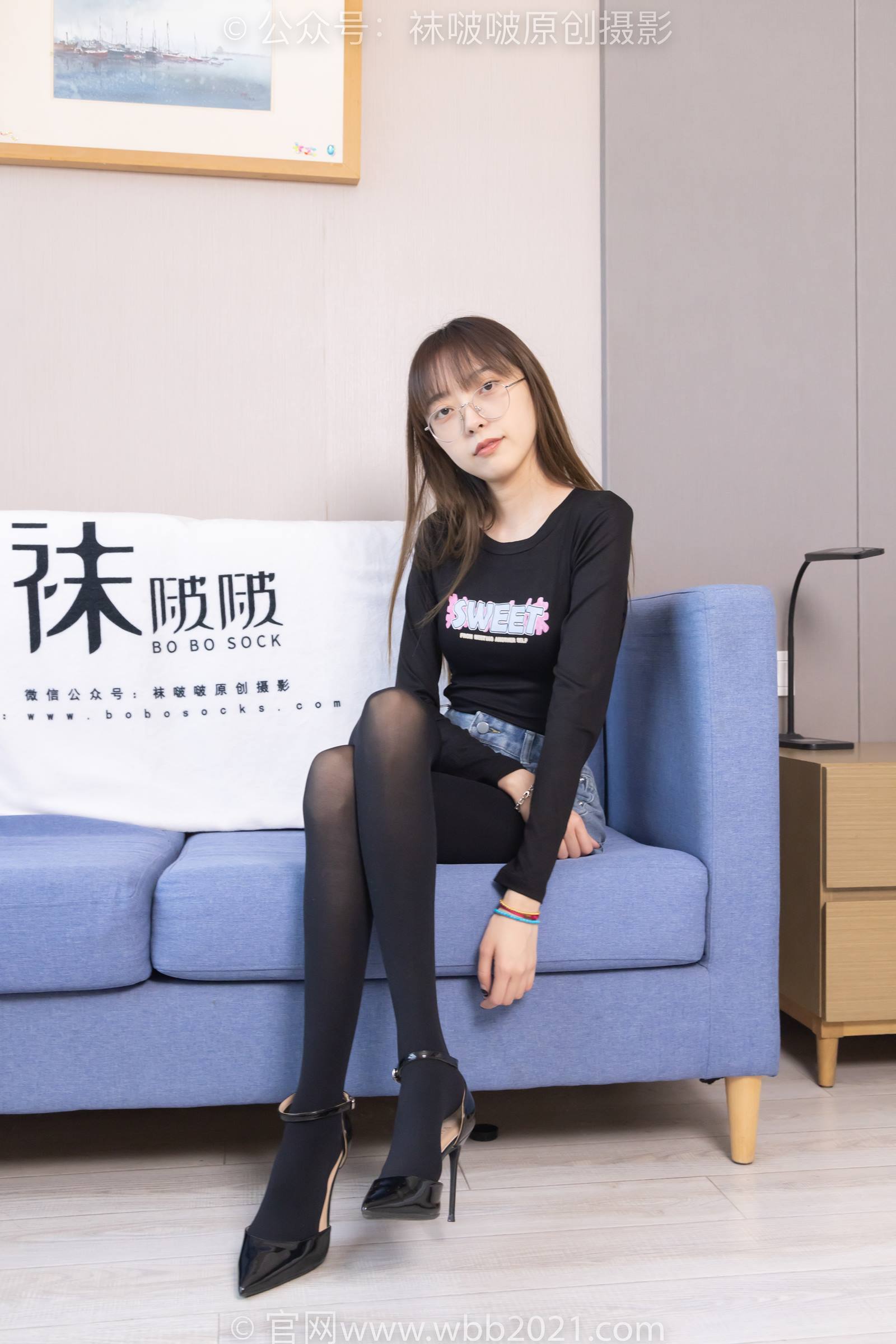 图片[42]-[BoBoSocks袜啵啵]NO.321 稚予-高跟鞋、厚黑丝[150P] – 速更版-美库