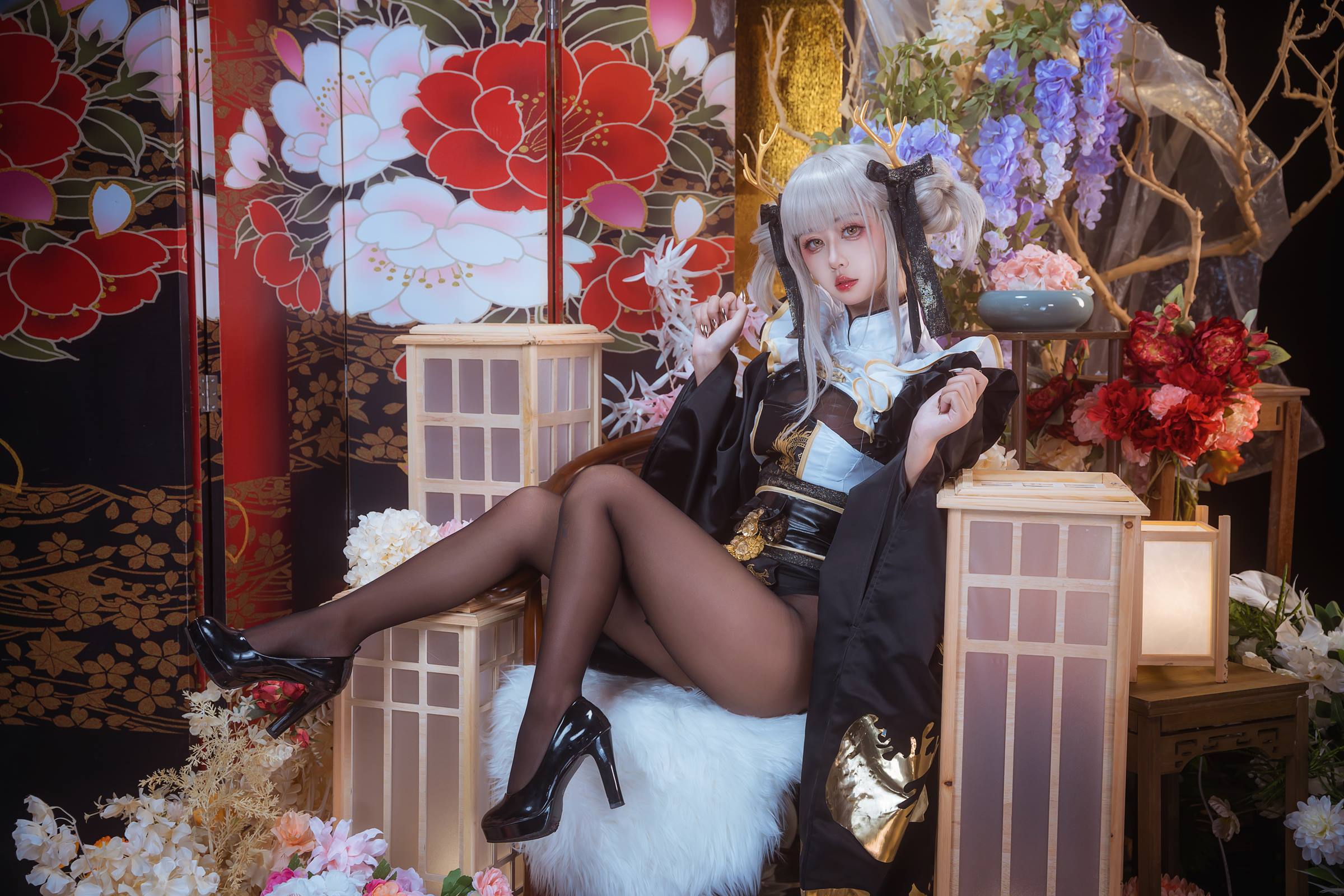 图片[12]-萌芽儿o0  白兔和服[18P] – 速更版-美库