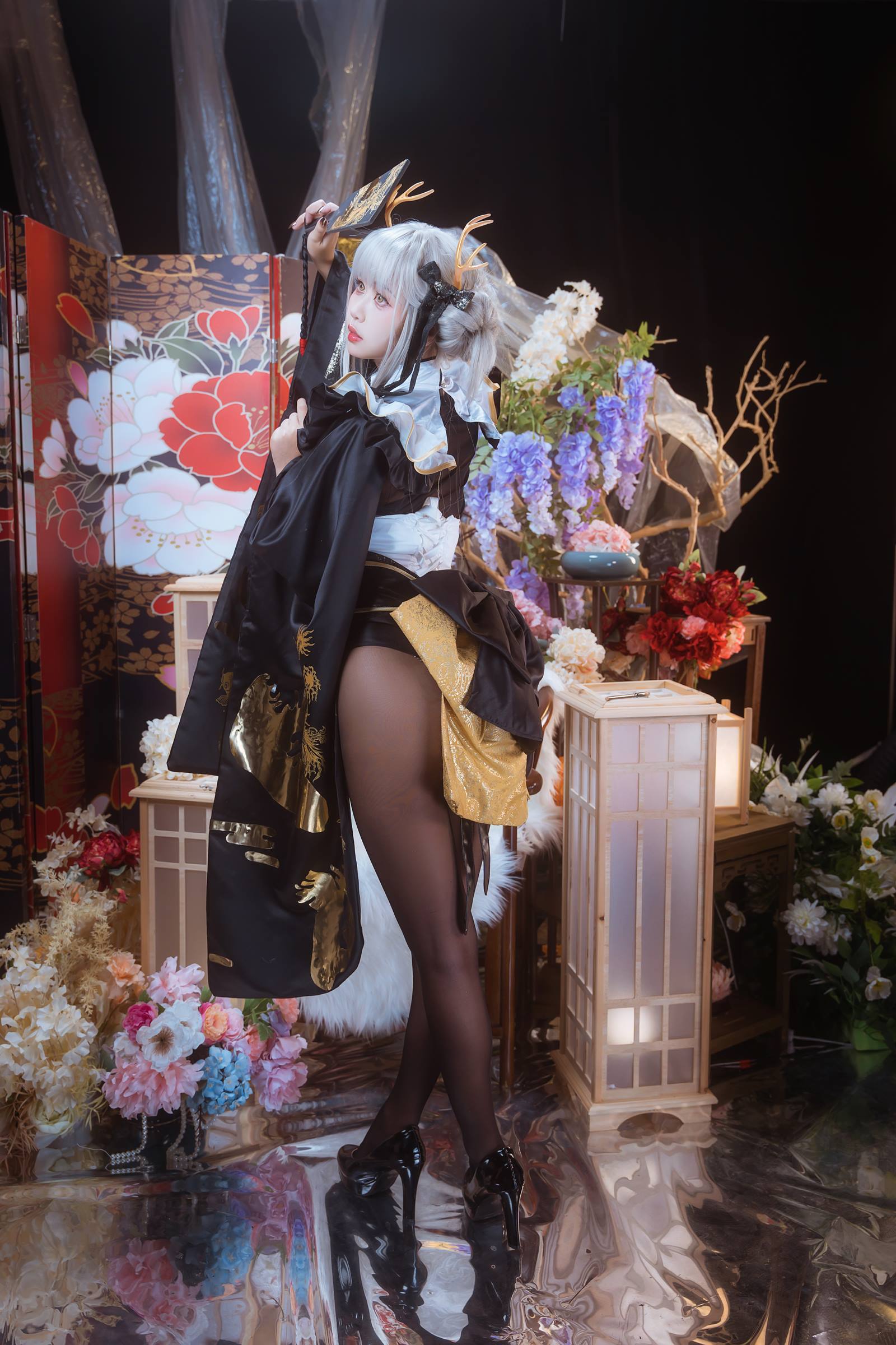 图片[19]-萌芽儿o0  白兔和服[18P] – 速更版-美库