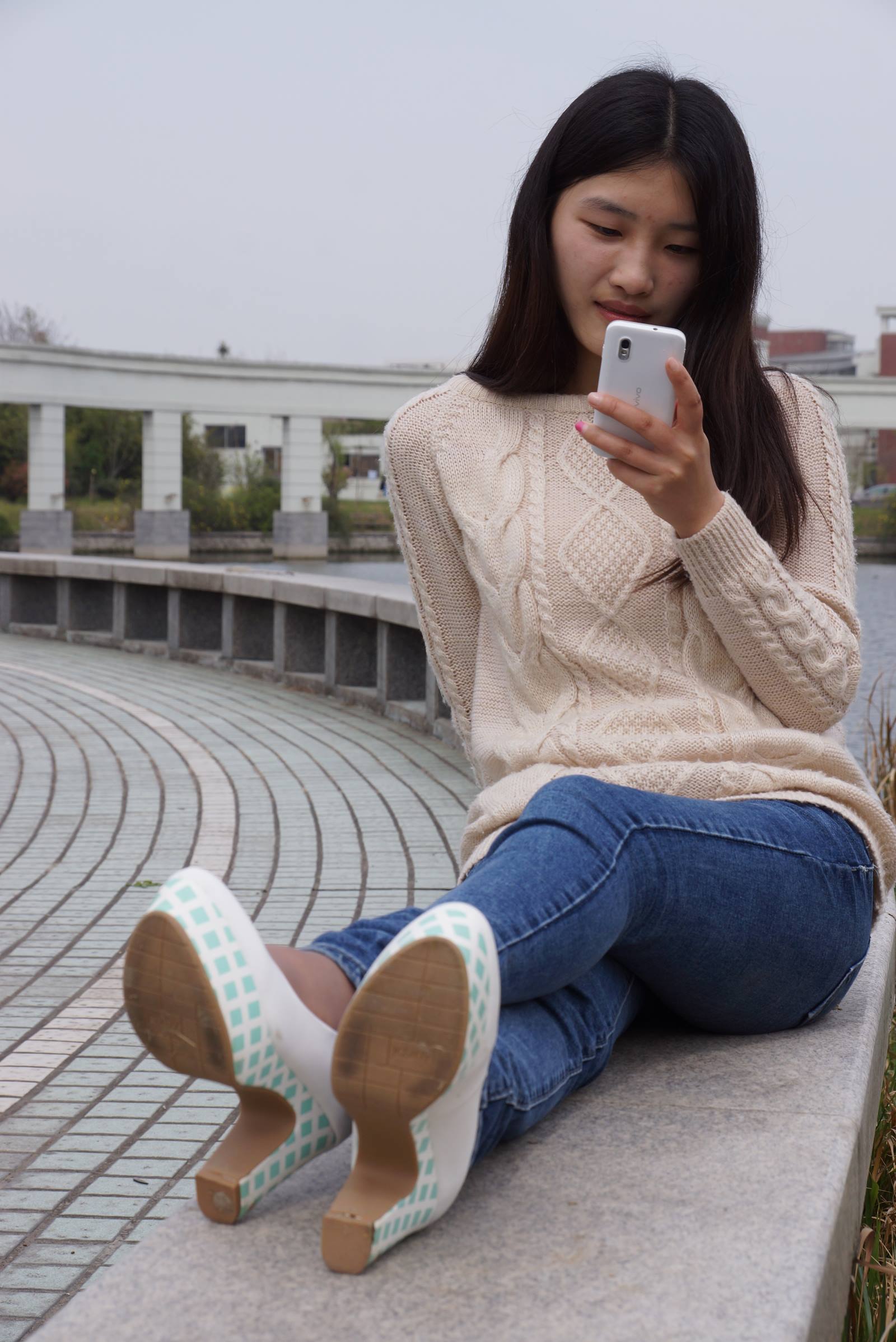 图片[15]-自由摄影 No.009 刚刚学会穿高跟鞋的大二小学妹 [99P] – 速更版-美库