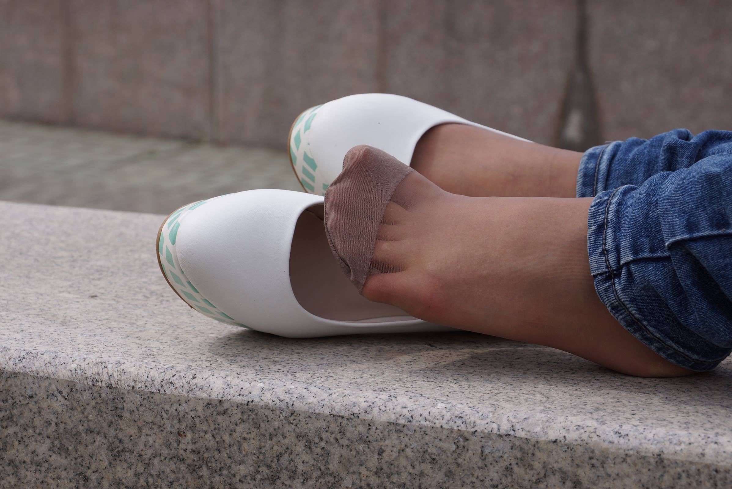 图片[20]-自由摄影 No.009 刚刚学会穿高跟鞋的大二小学妹 [99P] – 速更版-美库