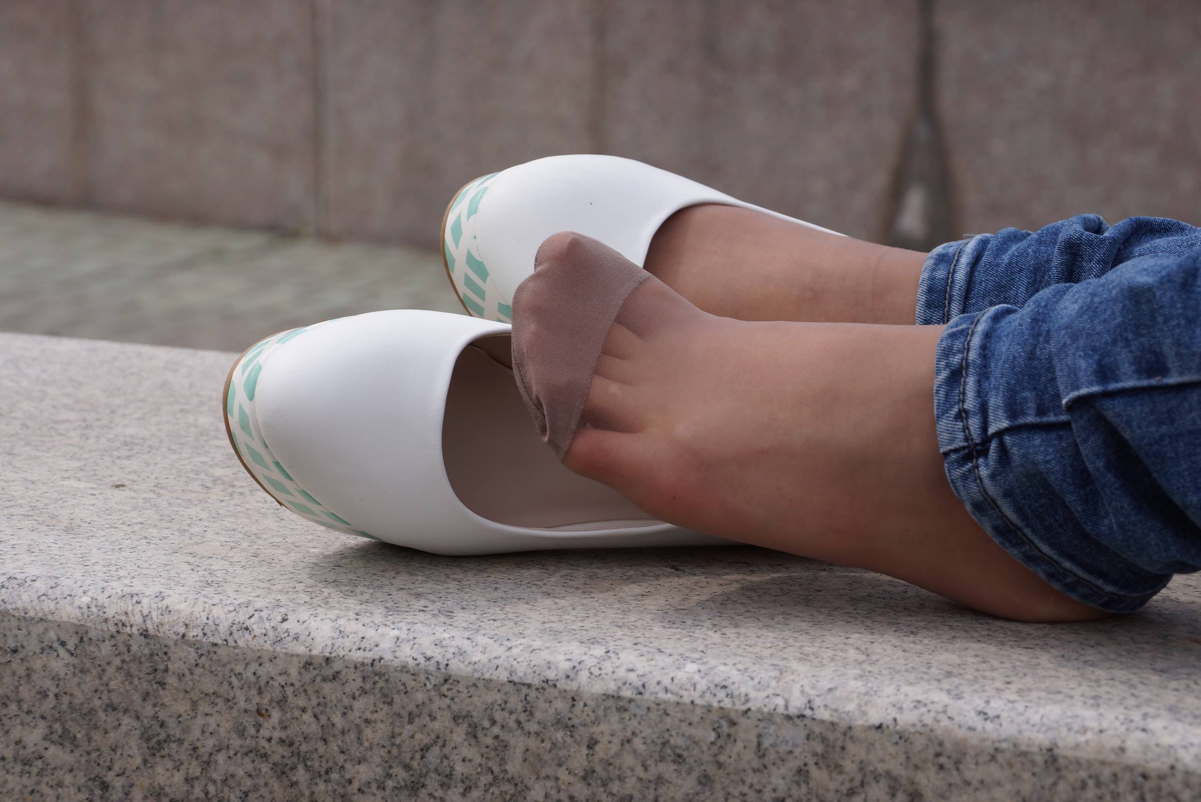 图片[21]-自由摄影 No.009 刚刚学会穿高跟鞋的大二小学妹 [99P] – 速更版-美库