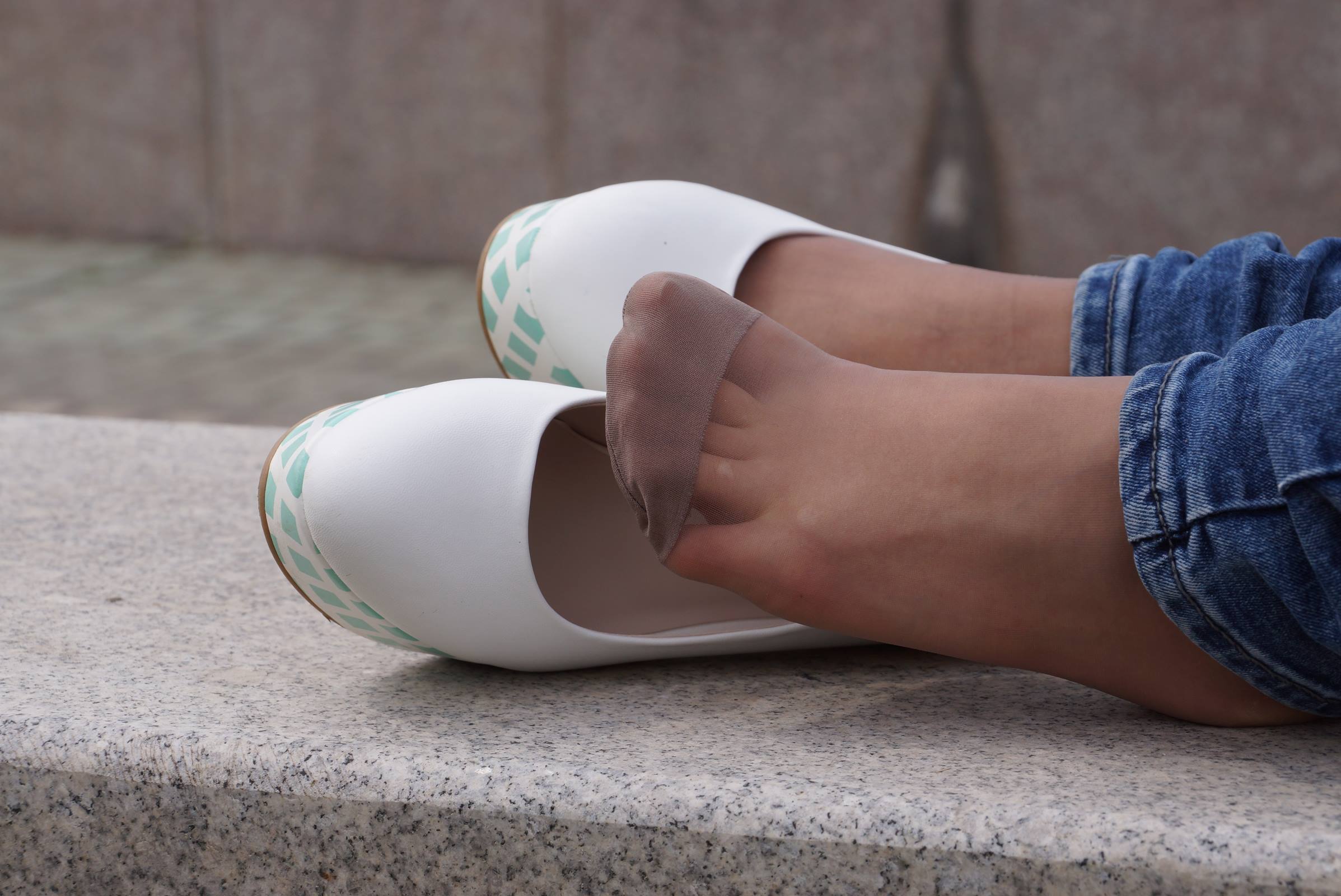 图片[25]-自由摄影 No.009 刚刚学会穿高跟鞋的大二小学妹 [99P] – 速更版-美库