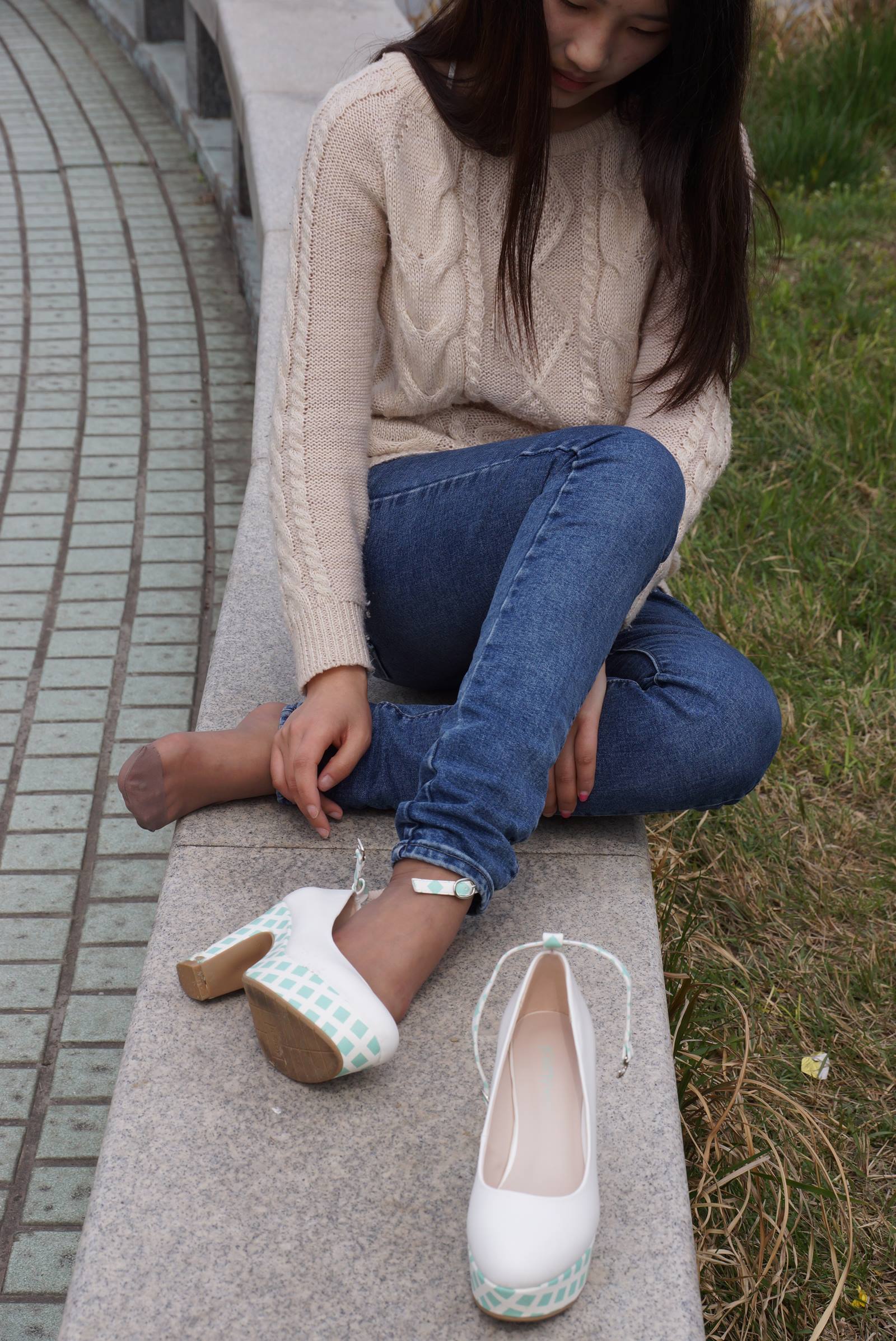 图片[41]-自由摄影 No.009 刚刚学会穿高跟鞋的大二小学妹 [99P] – 速更版-美库