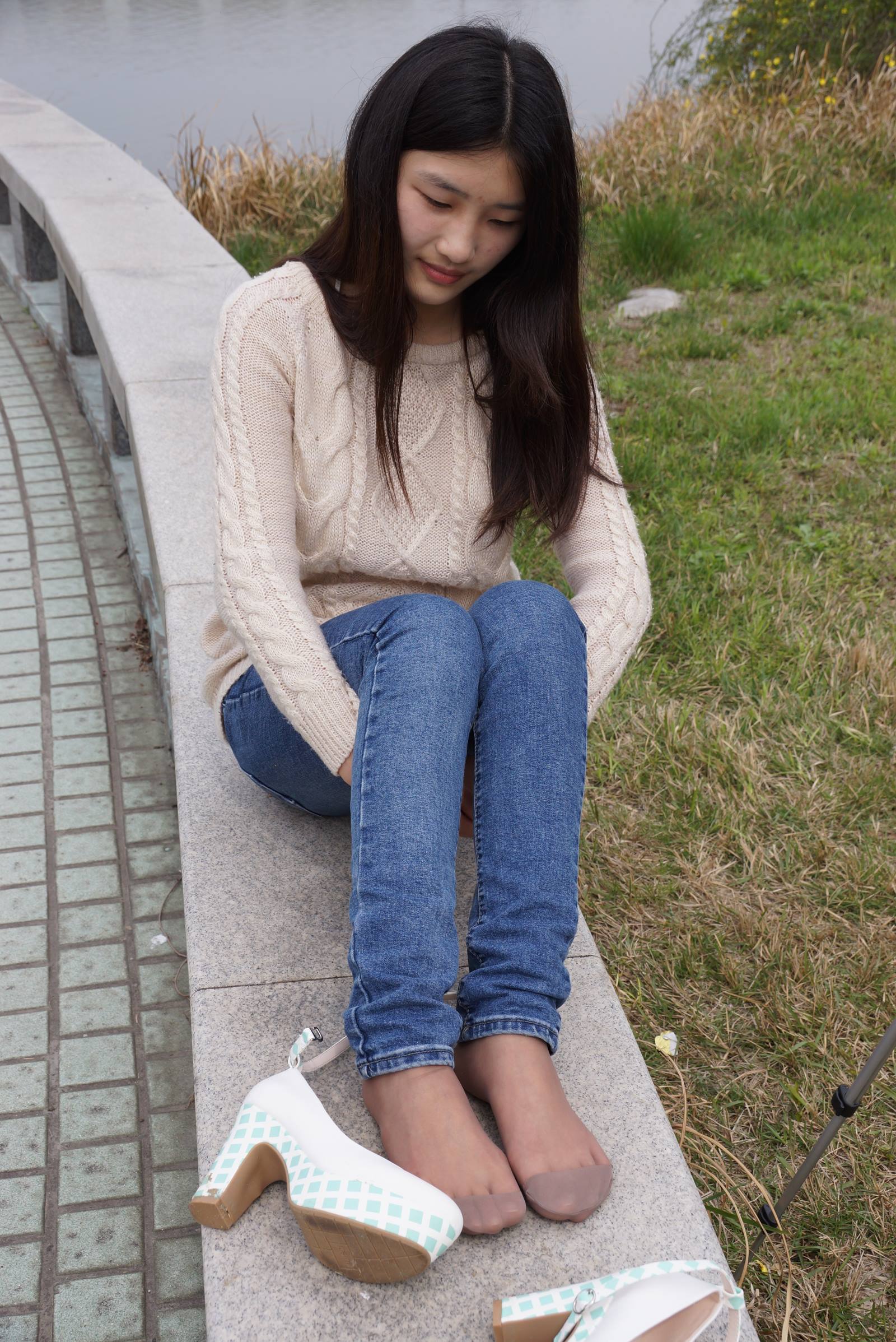 图片[49]-自由摄影 No.009 刚刚学会穿高跟鞋的大二小学妹 [99P] – 速更版-美库