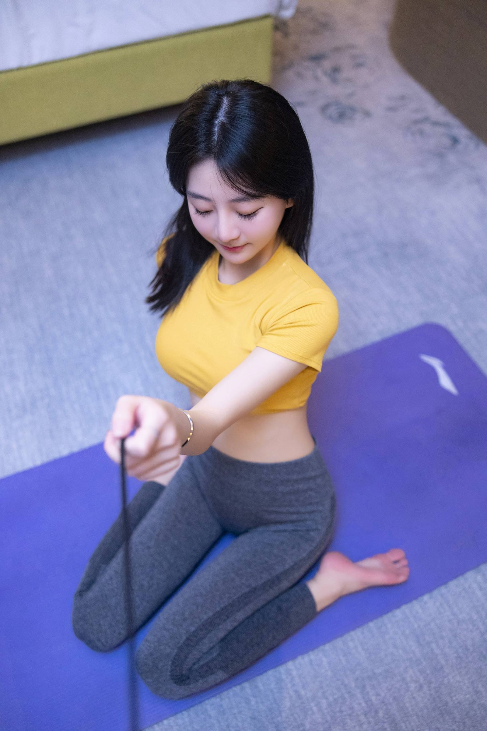 图片[13]-谢小蒽(幼幼) 瑜伽[39P] – 速更版-美库
