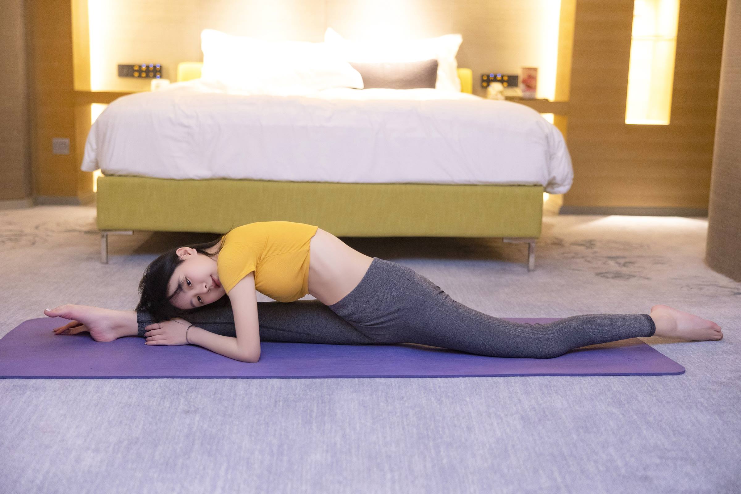 图片[34]-谢小蒽(幼幼) 瑜伽[39P] – 速更版-美库