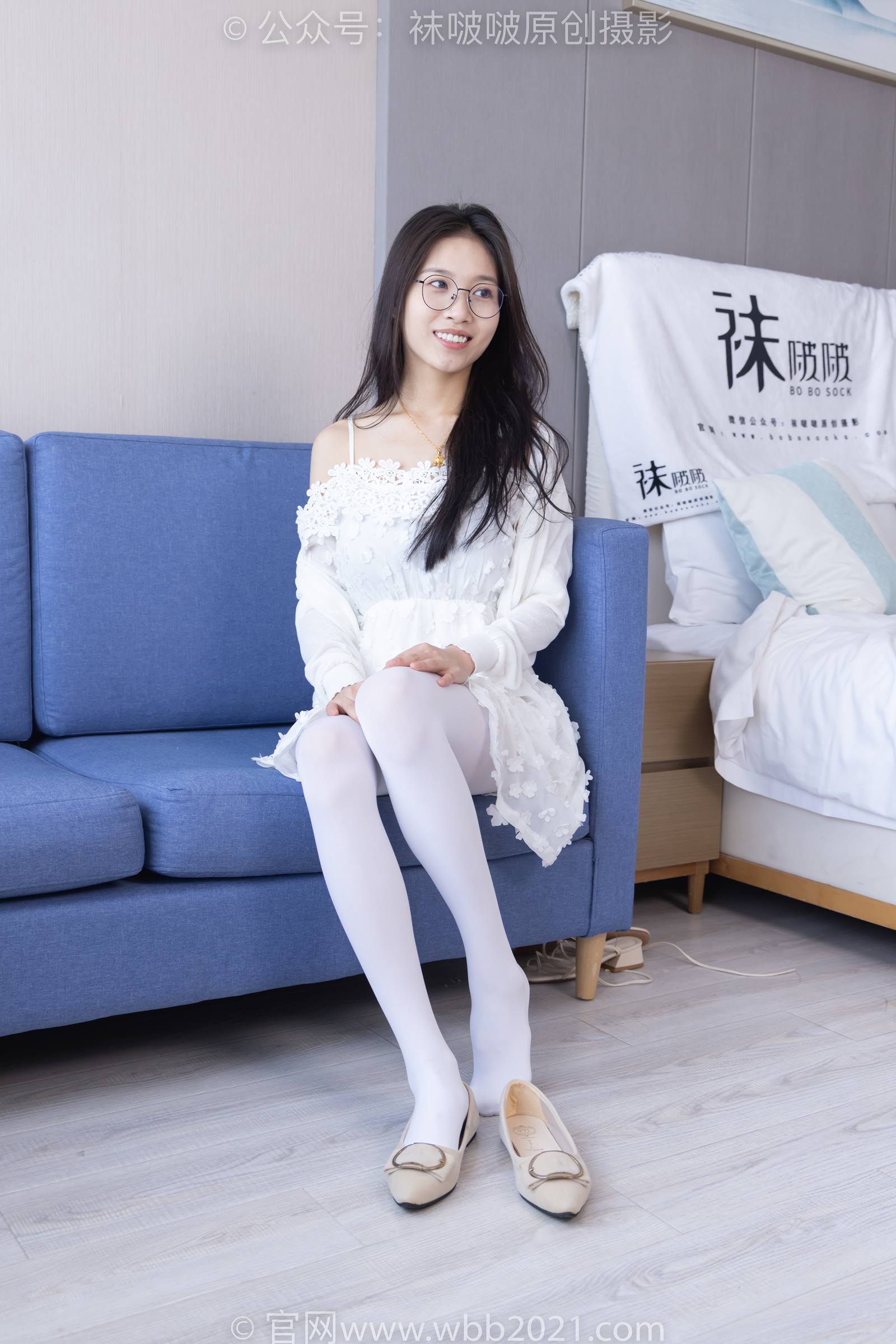 图片[27]-[BoBoSocks袜啵啵]NO.322 芝士-两双平底鞋、厚白丝[140P] – 速更版-美库