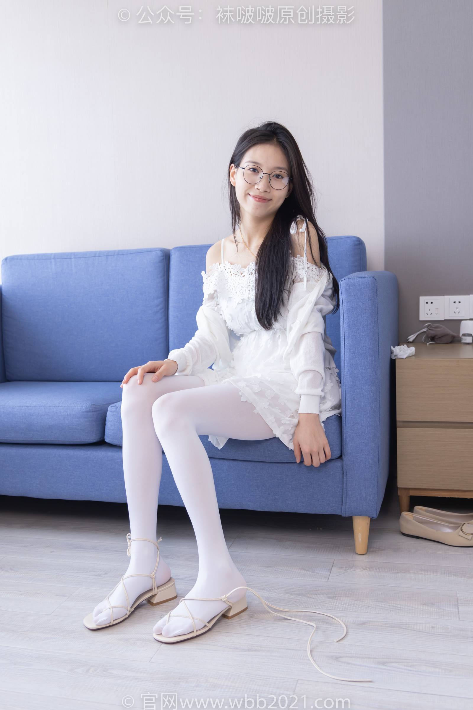 图片[32]-[BoBoSocks袜啵啵]NO.322 芝士-两双平底鞋、厚白丝[140P] – 速更版-美库