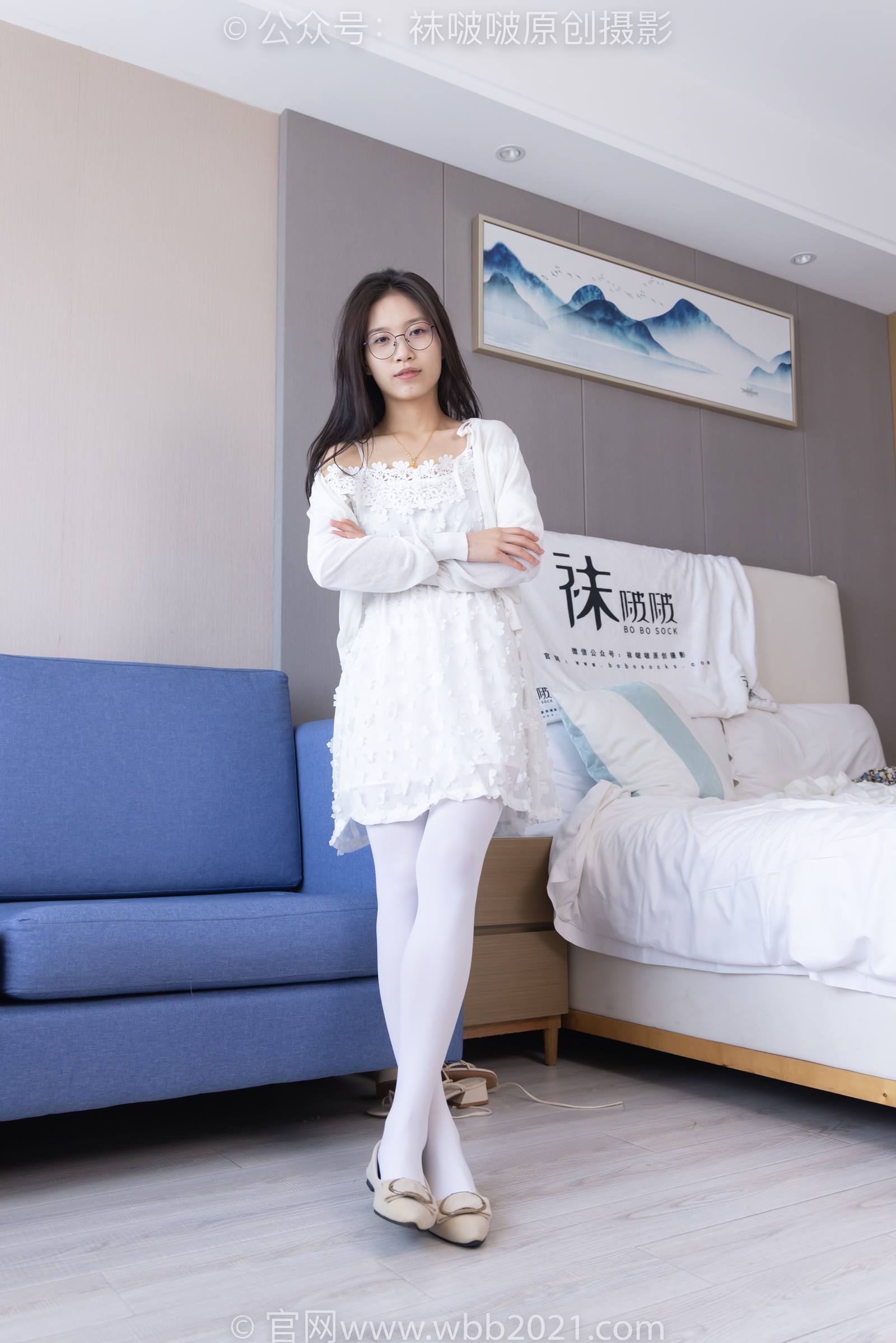 图片[140]-[BoBoSocks袜啵啵]NO.322 芝士-两双平底鞋、厚白丝[140P] – 速更版-美库