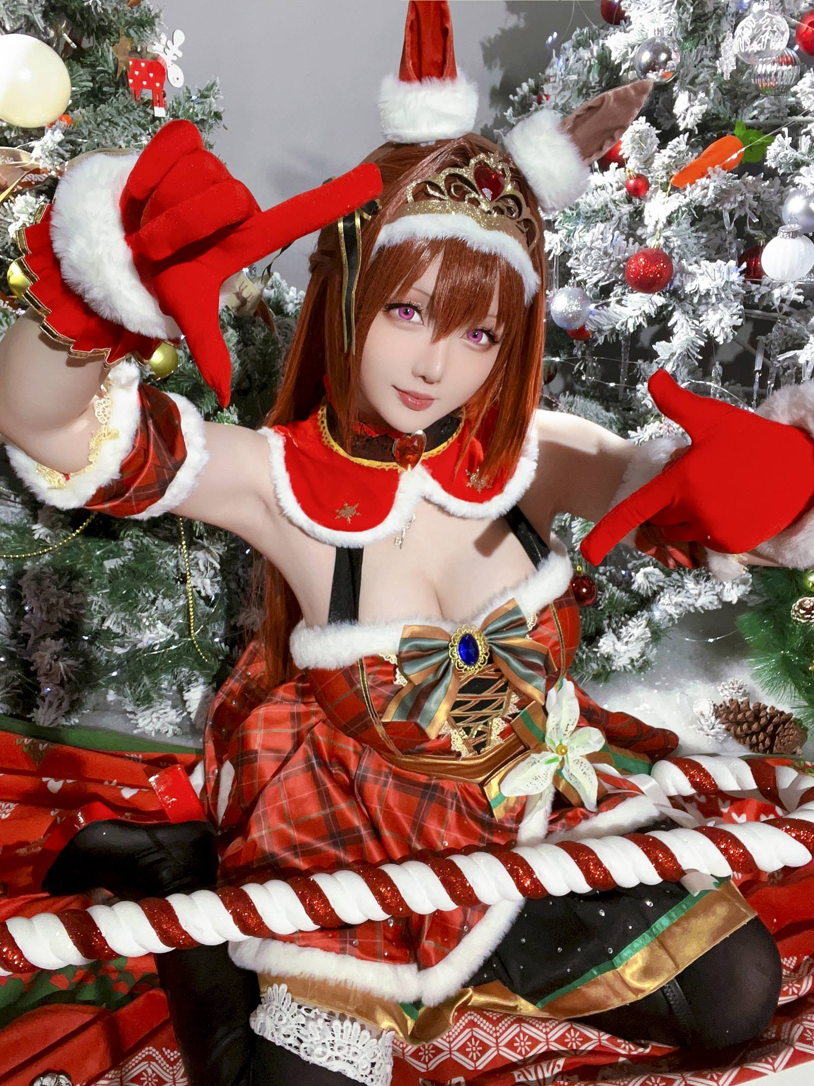 图片[32]-星之迟迟  赛马娘-大和赤骥 圣诞衣装[47P] – 速更版-美库