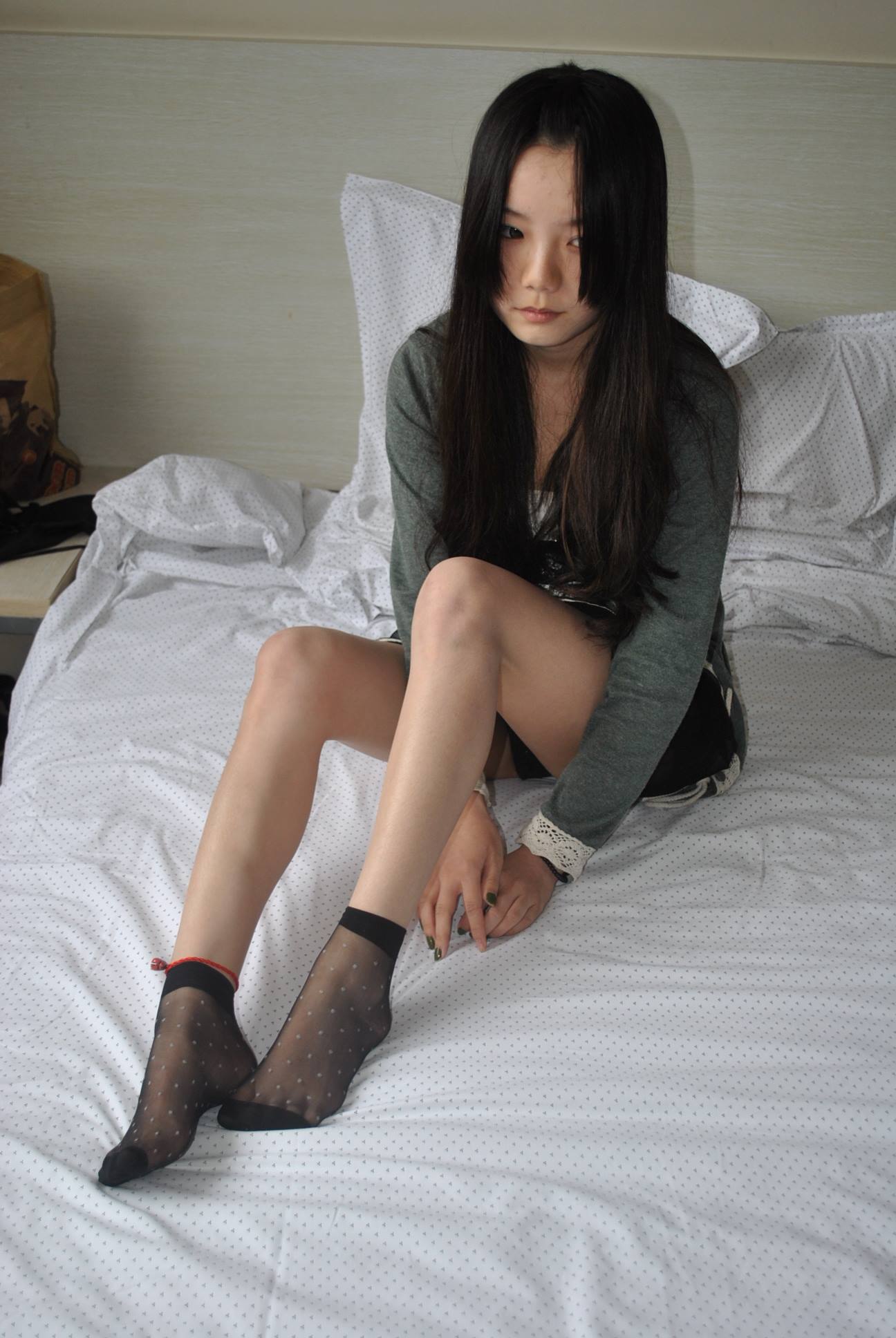 图片[10]-自由摄影 No.022 慧子斑点丝穿袜 [39P] – 速更版-美库