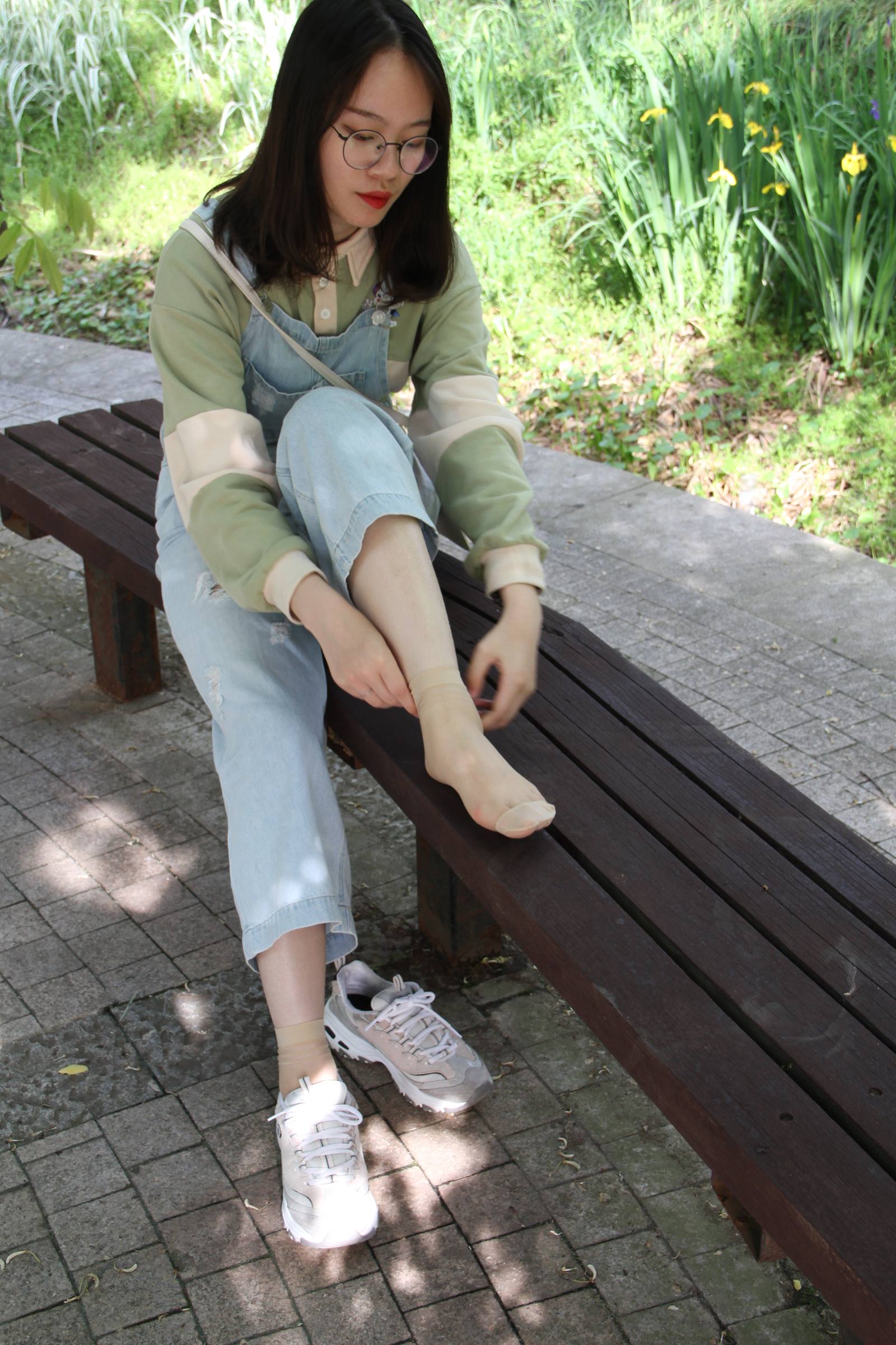 图片[48]-自由摄影 No.021 校园原味水晶短丝 [127P] – 速更版-美库