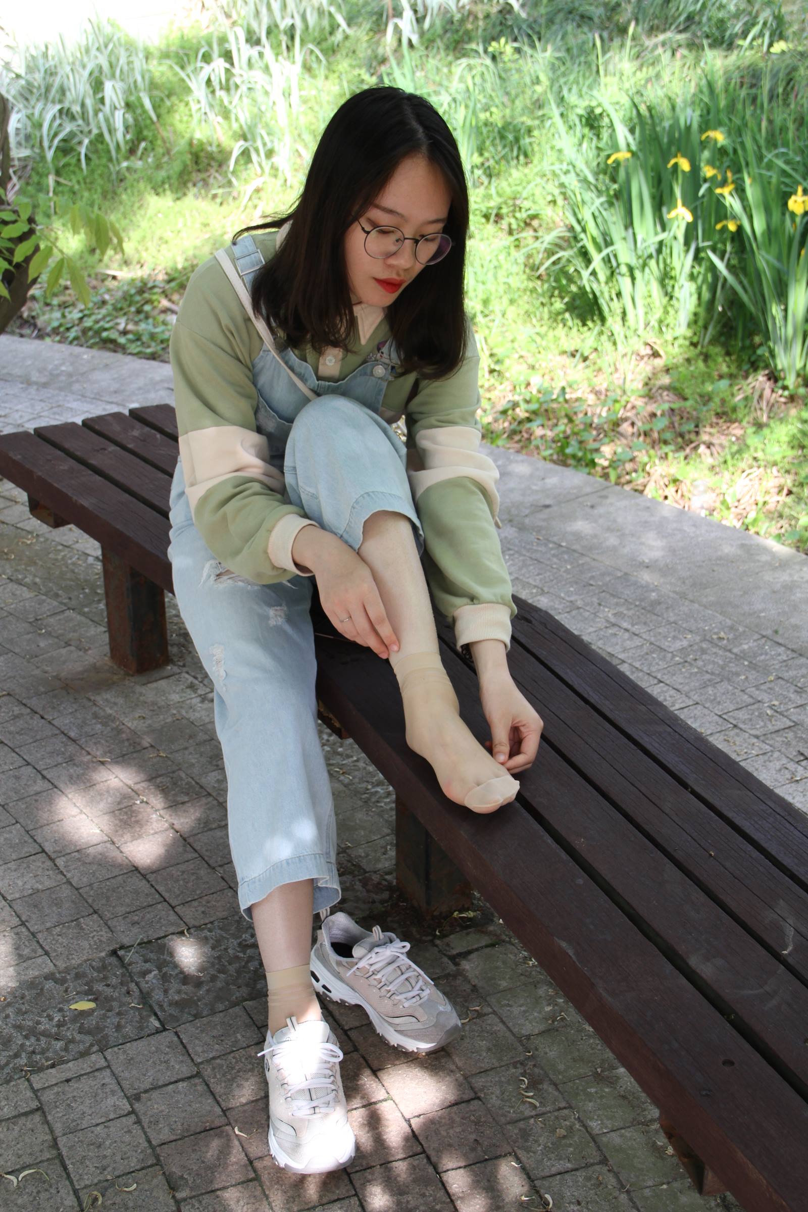 图片[49]-自由摄影 No.021 校园原味水晶短丝 [127P] – 速更版-美库