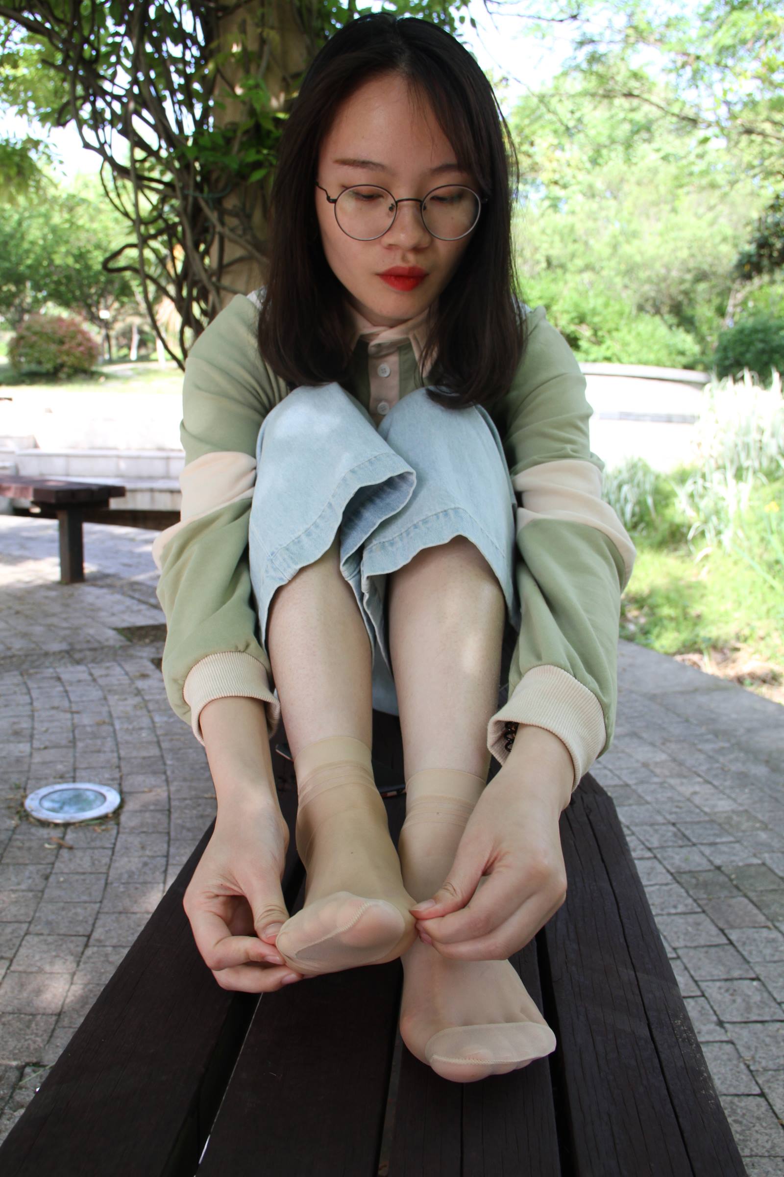 图片[65]-自由摄影 No.021 校园原味水晶短丝 [127P] – 速更版-美库