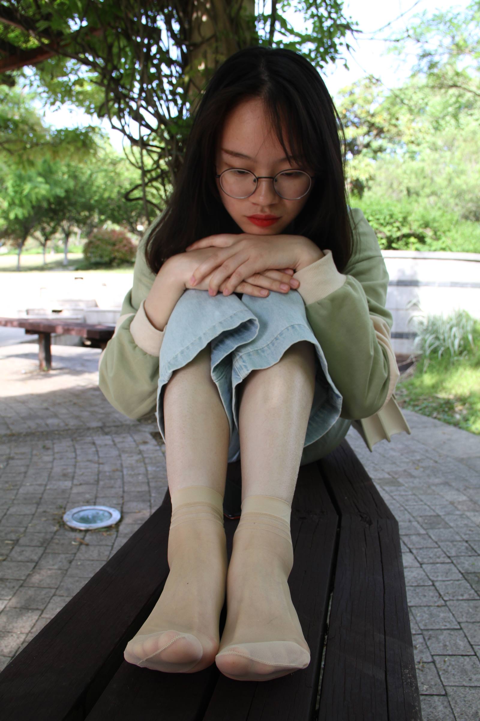 图片[70]-自由摄影 No.021 校园原味水晶短丝 [127P] – 速更版-美库