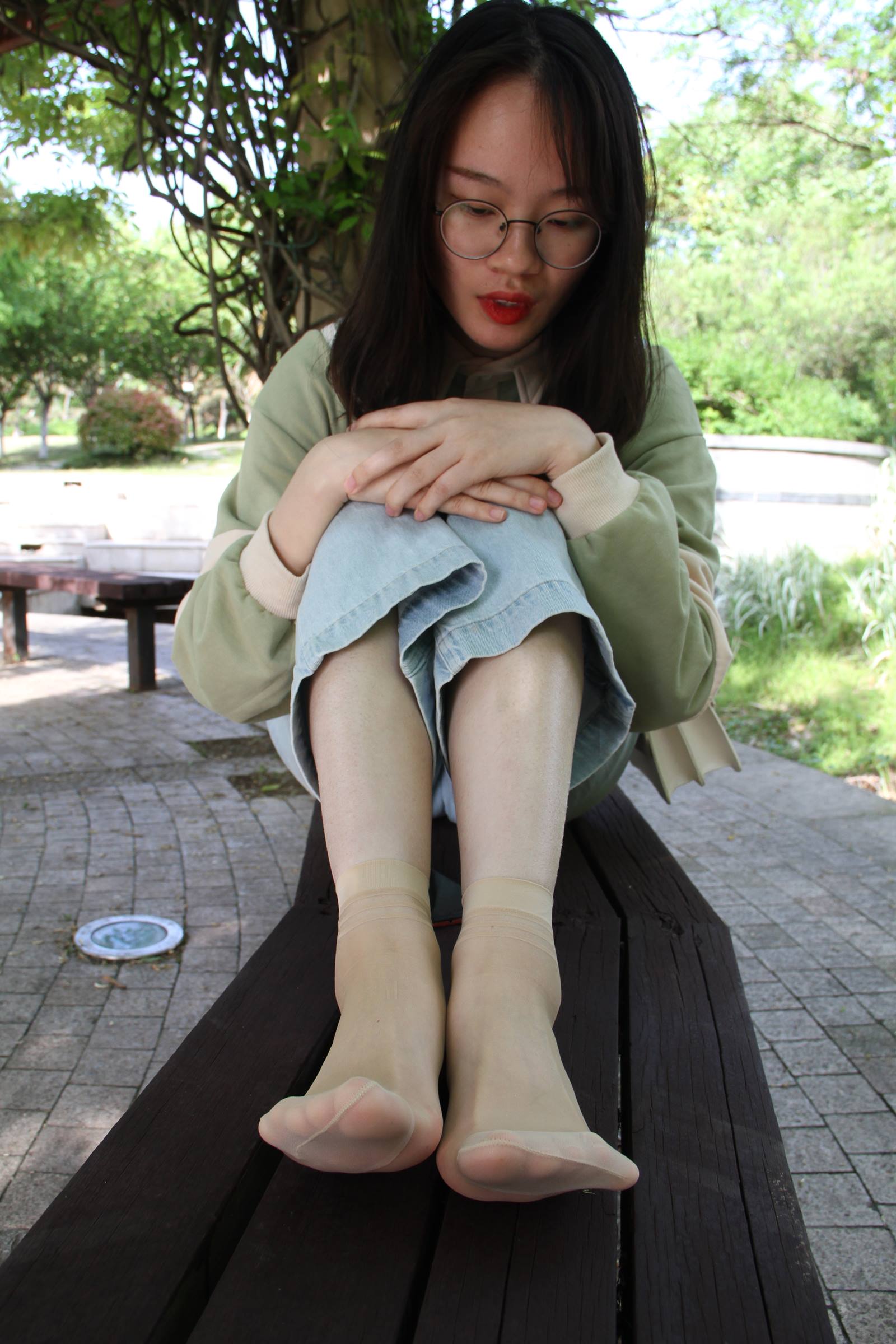 图片[77]-自由摄影 No.021 校园原味水晶短丝 [127P] – 速更版-美库