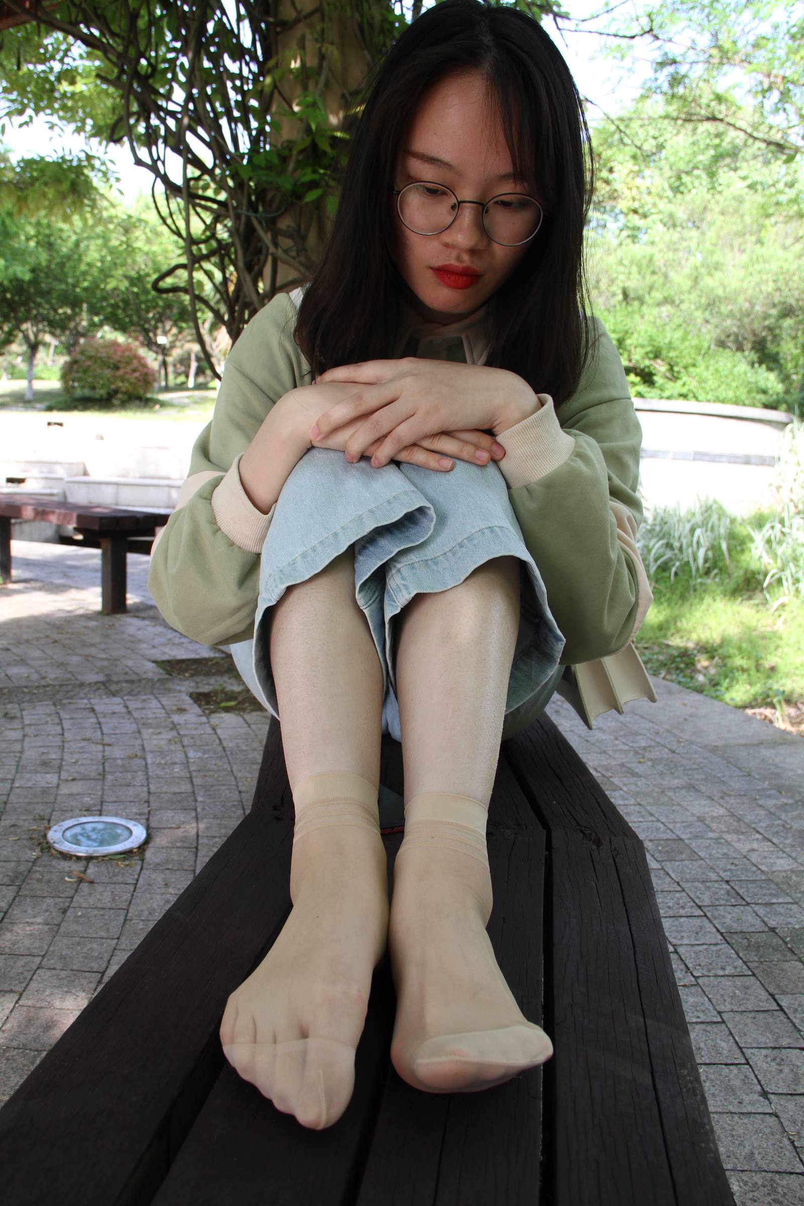 图片[79]-自由摄影 No.021 校园原味水晶短丝 [127P] – 速更版-美库