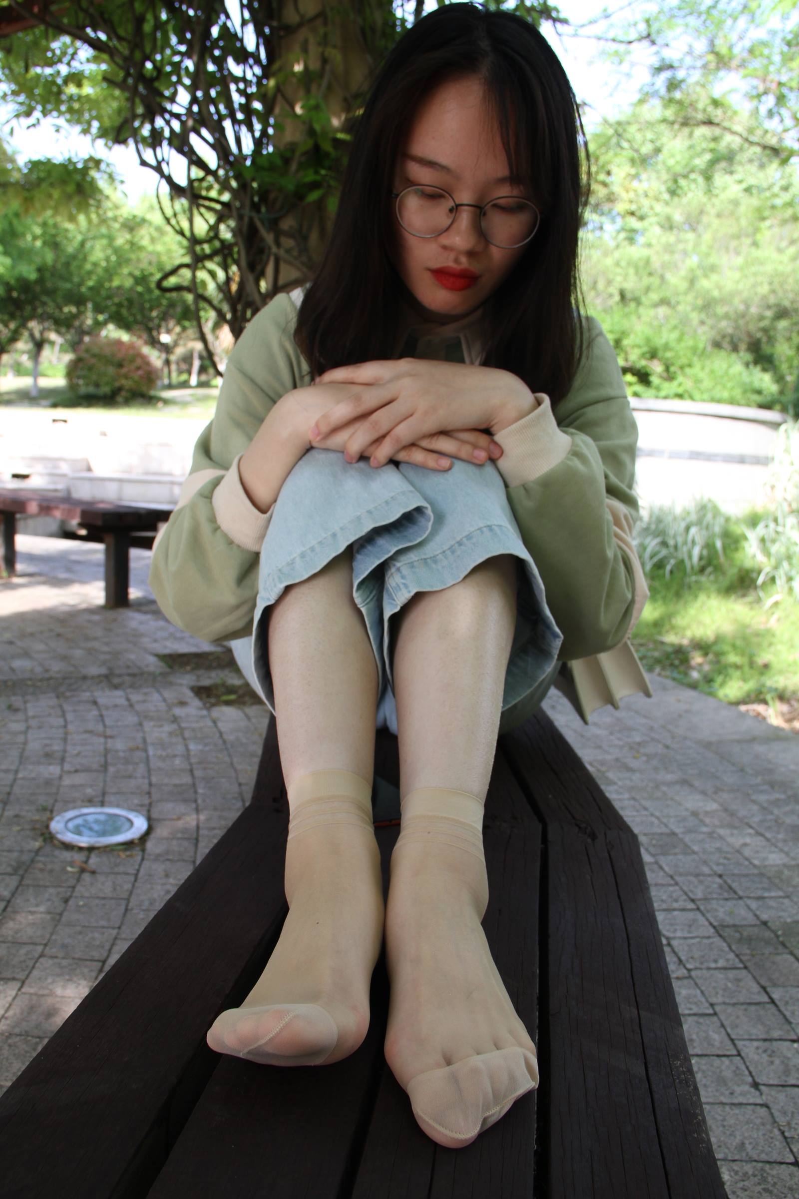 图片[80]-自由摄影 No.021 校园原味水晶短丝 [127P] – 速更版-美库