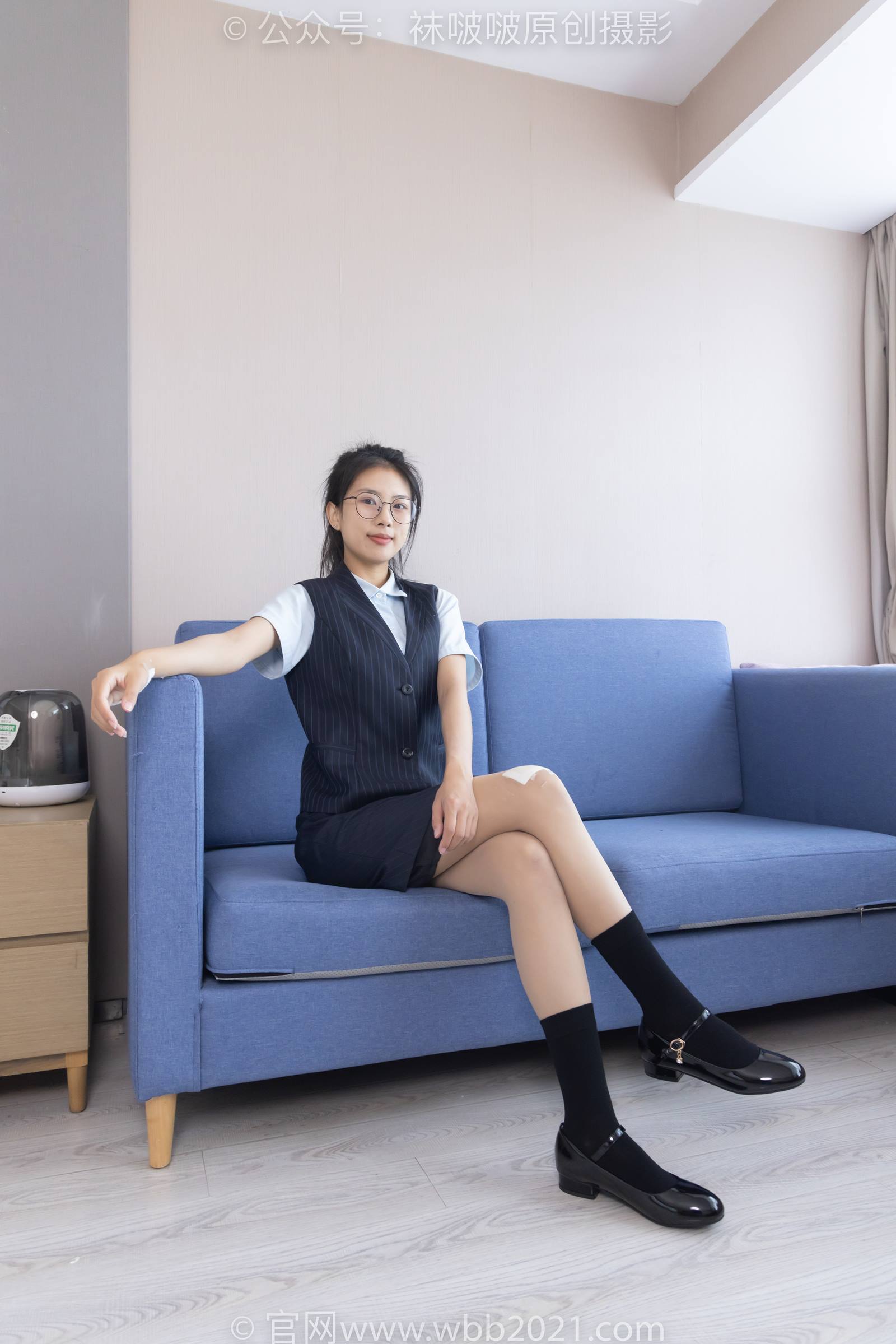 图片[11]-[BoBoSocks袜啵啵]NO.324 奶油-高跟鞋、皮鞋、黑棉袜、油亮肉丝[140P] – 速更版-美库