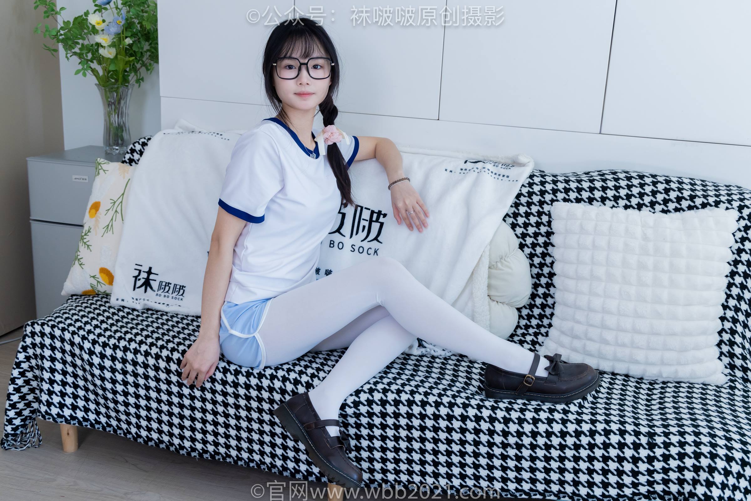 图片[19]-[BoBoSocks袜啵啵]NO.325 甜甜圈-皮鞋、厚白丝[145P] – 速更版-美库