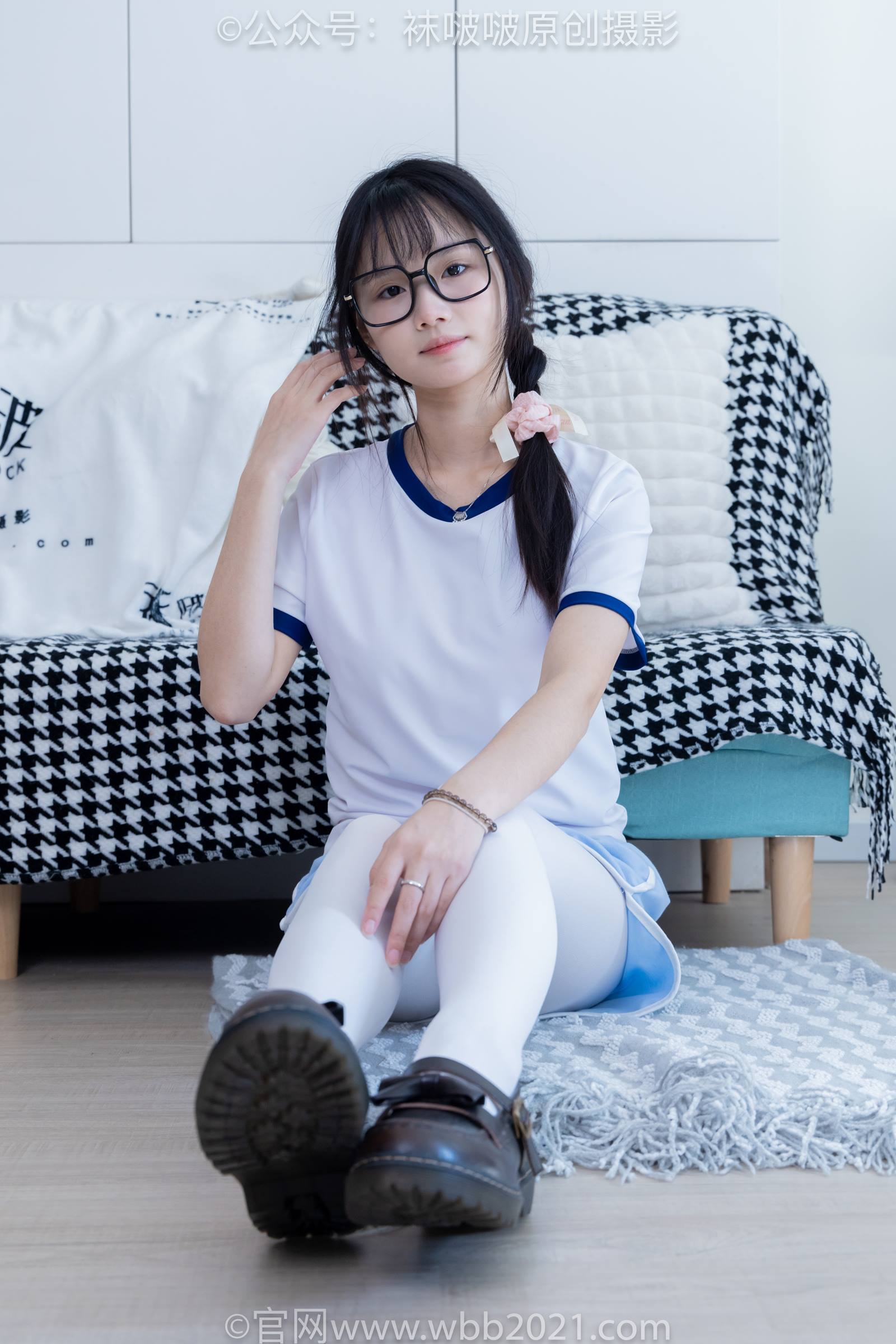 图片[37]-[BoBoSocks袜啵啵]NO.325 甜甜圈-皮鞋、厚白丝[145P] – 速更版-美库