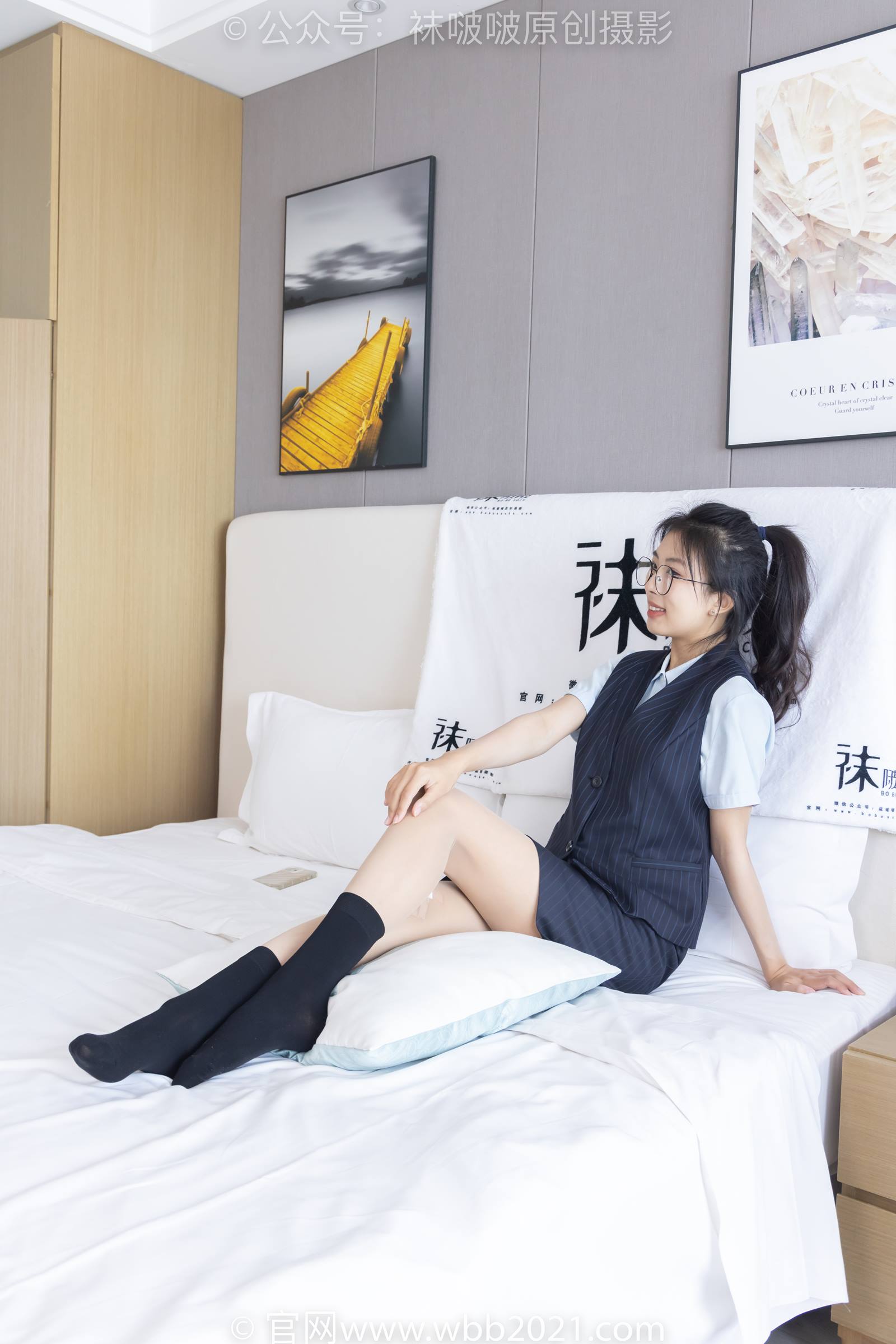 图片[63]-[BoBoSocks袜啵啵]NO.324 奶油-高跟鞋、皮鞋、黑棉袜、油亮肉丝[140P] – 速更版-美库