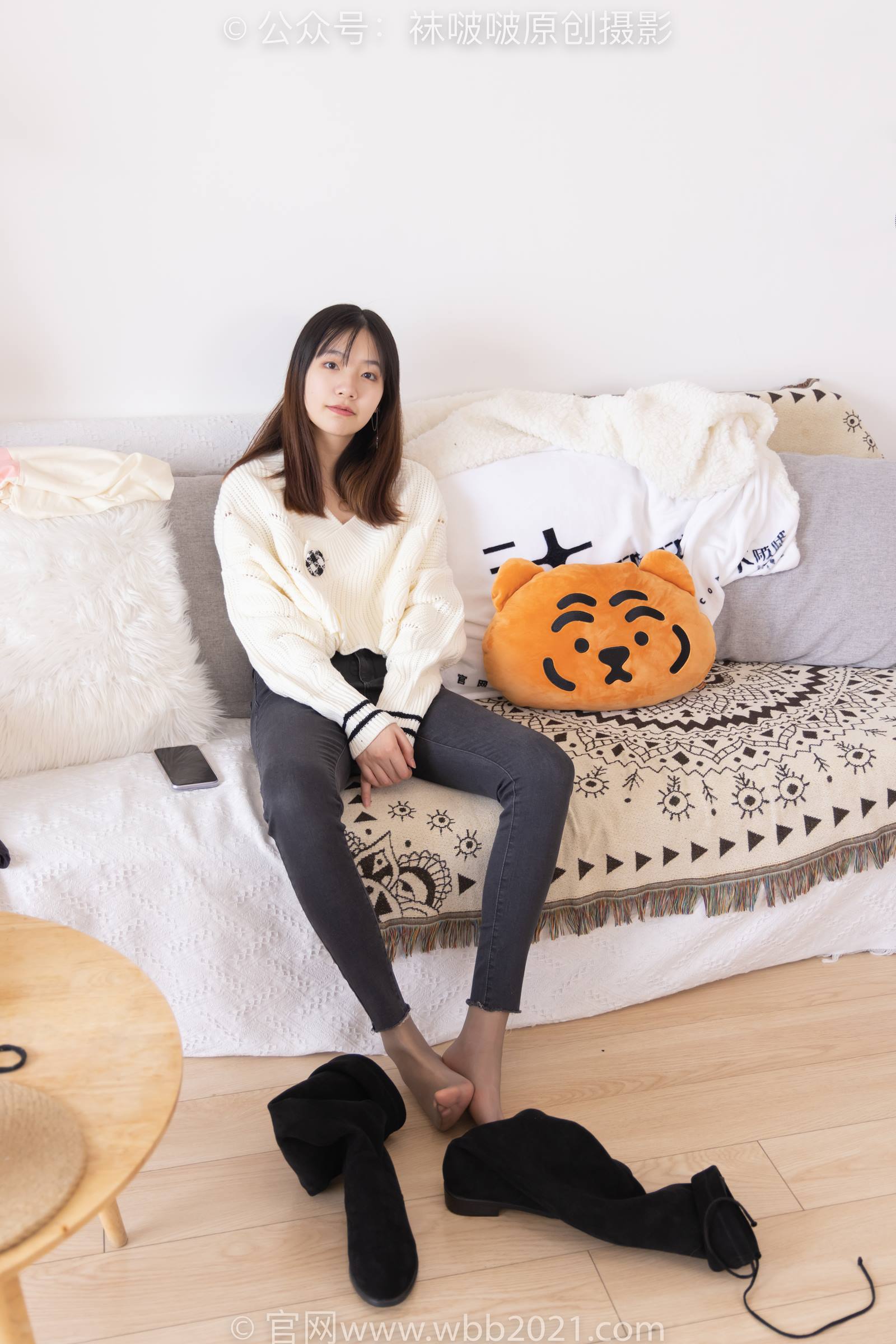 图片[34]-[BoBoSocks袜啵啵]NO.326 小甜豆-长靴、油亮灰丝、裤里丝[155P] – 速更版-美库