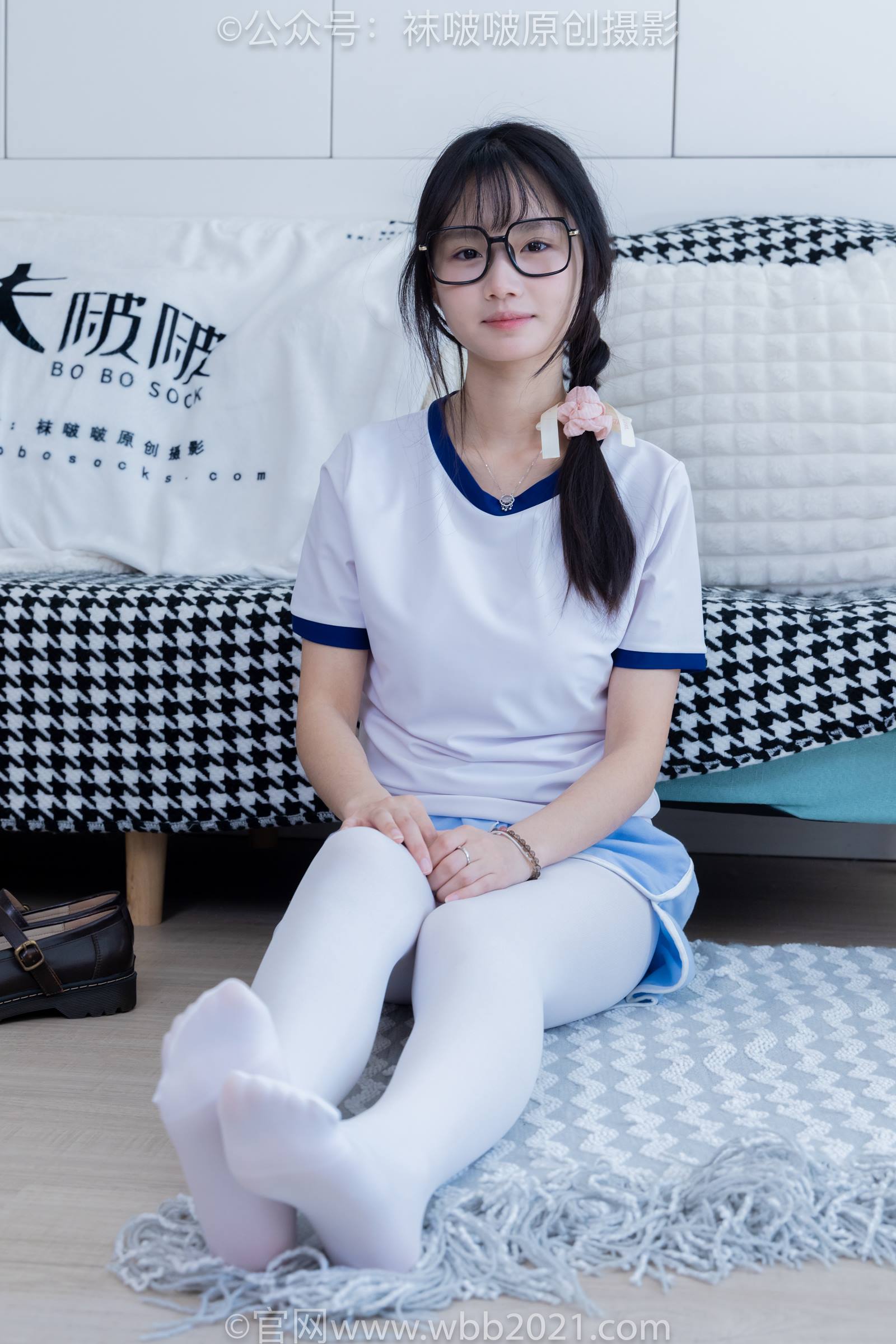 图片[61]-[BoBoSocks袜啵啵]NO.325 甜甜圈-皮鞋、厚白丝[145P] – 速更版-美库