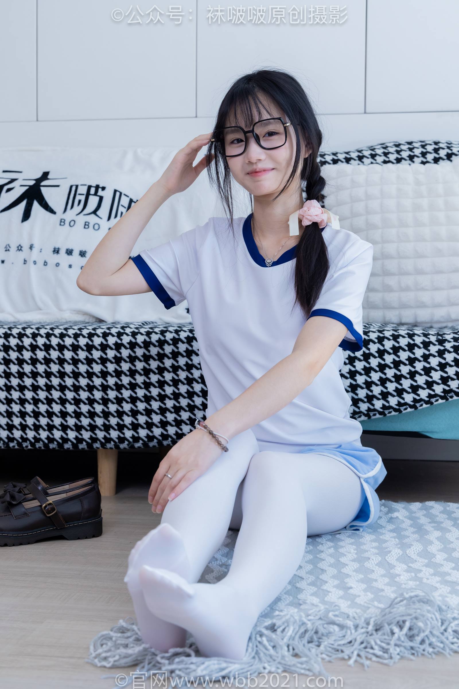 图片[63]-[BoBoSocks袜啵啵]NO.325 甜甜圈-皮鞋、厚白丝[145P] – 速更版-美库