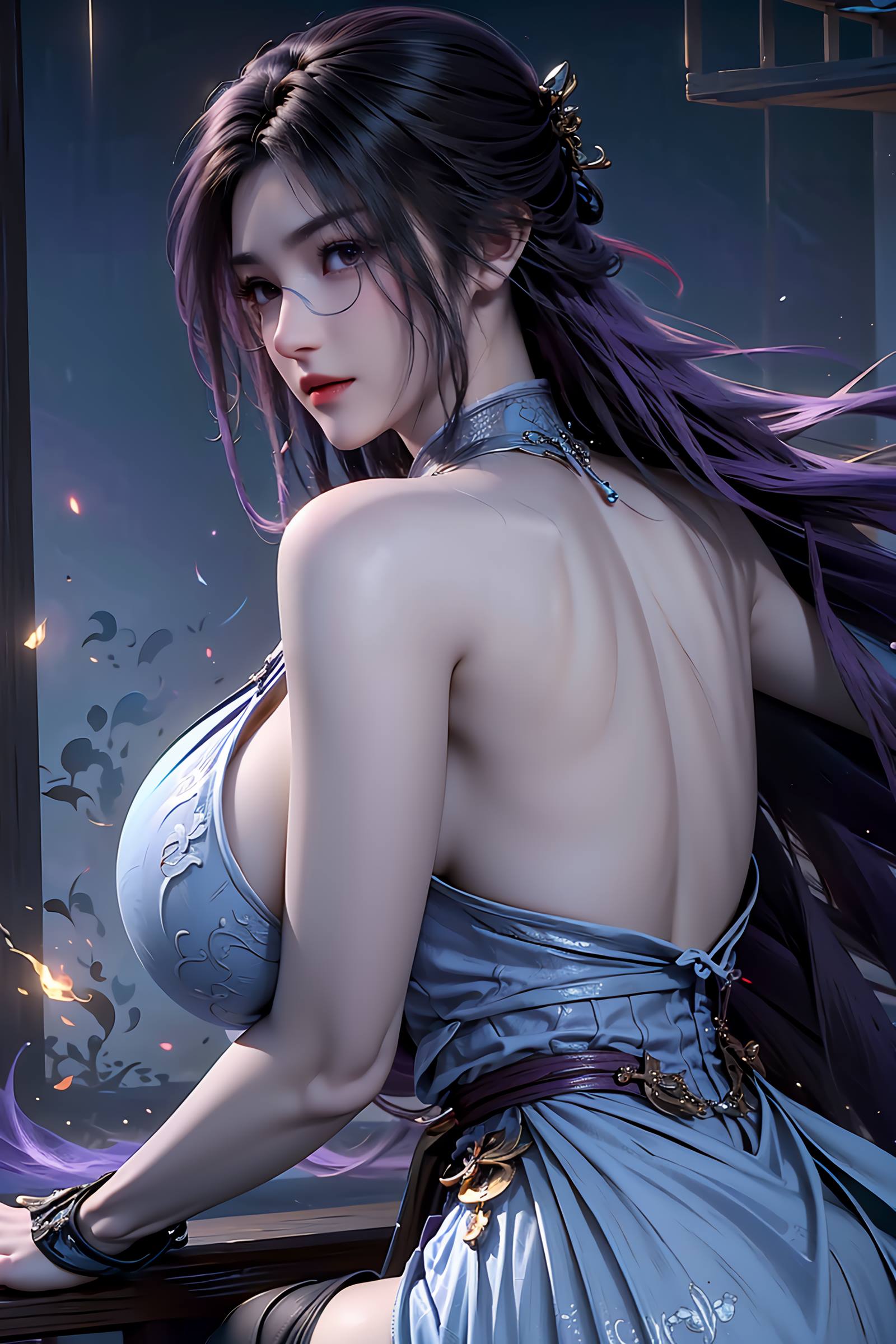 图片[63]-AI绘画 127 少年歌行 李寒衣 [81P] – 速更版-美库