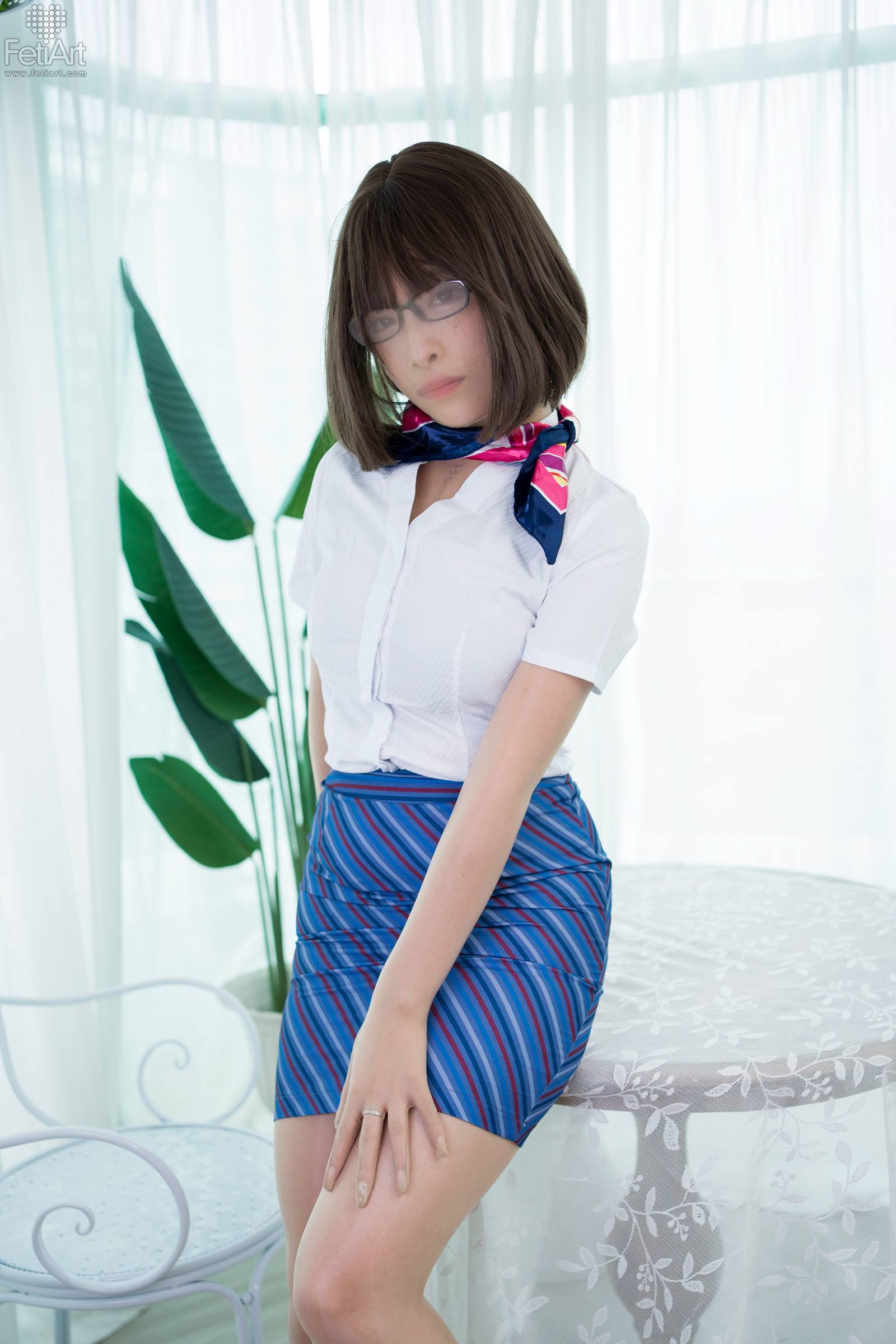 图片[32]-[FetiArt尚物集]NO.00074 Stewardess’s Special Interests[46P] – 速更版-美库