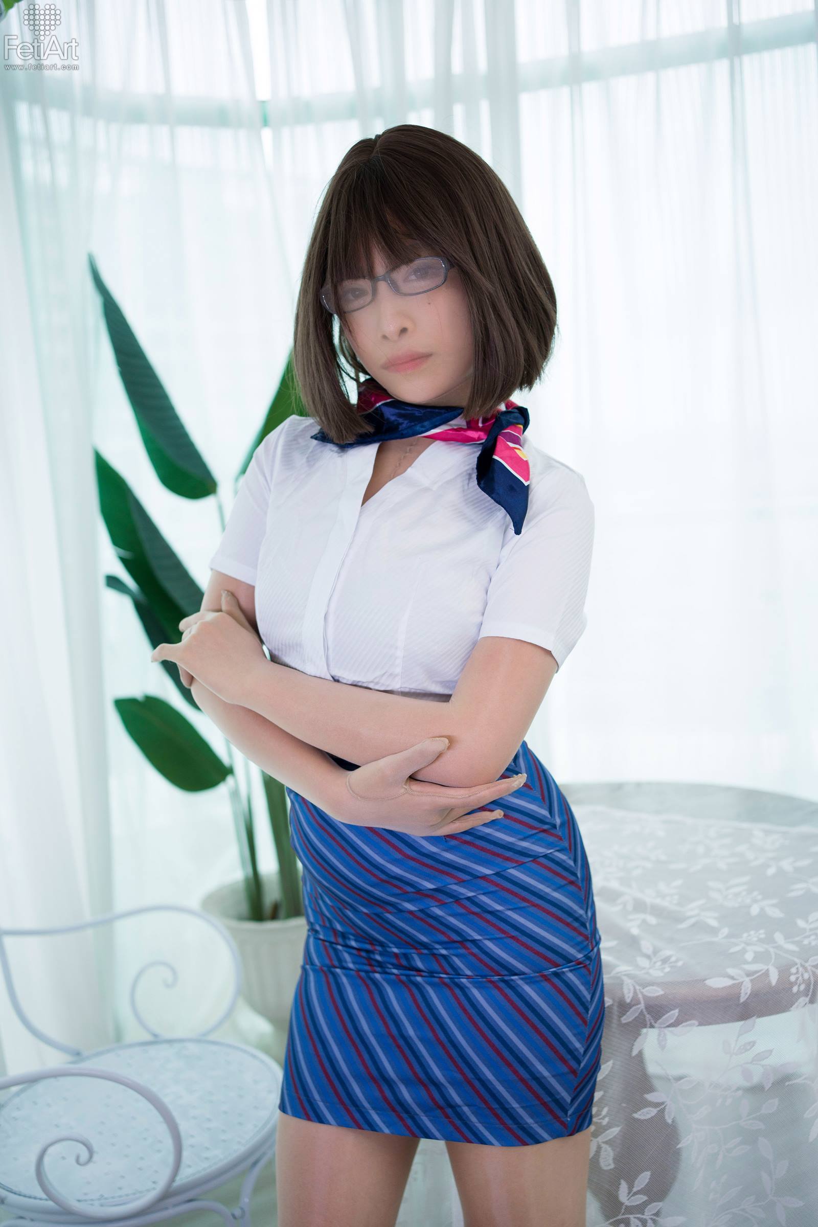 图片[35]-[FetiArt尚物集]NO.00074 Stewardess’s Special Interests[46P] – 速更版-美库