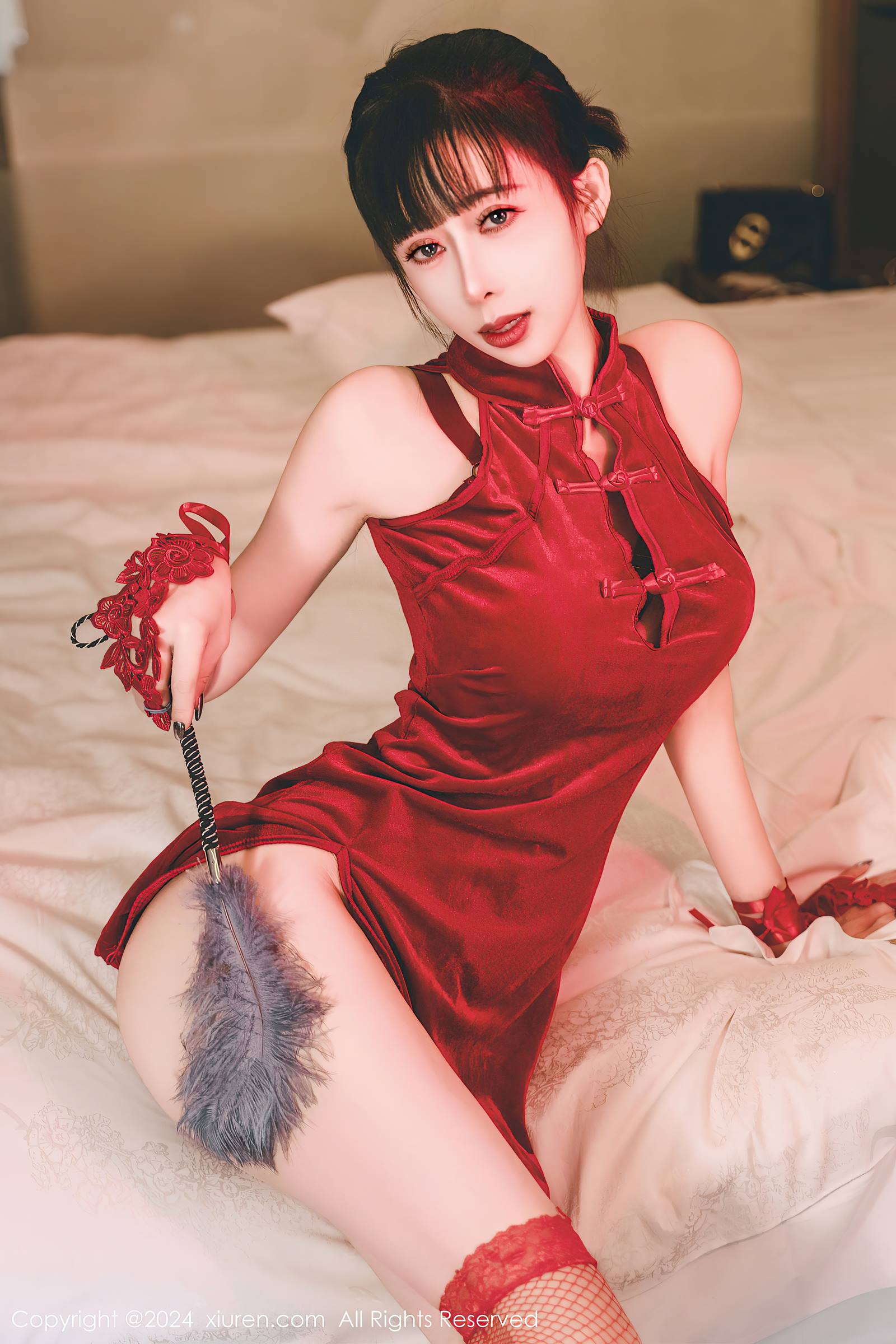 图片[27]-[Xiuren秀人网]2024.02.01 NO.8047 宝宝甜 红色渔网袜 [25+1P] – 速更版-美库