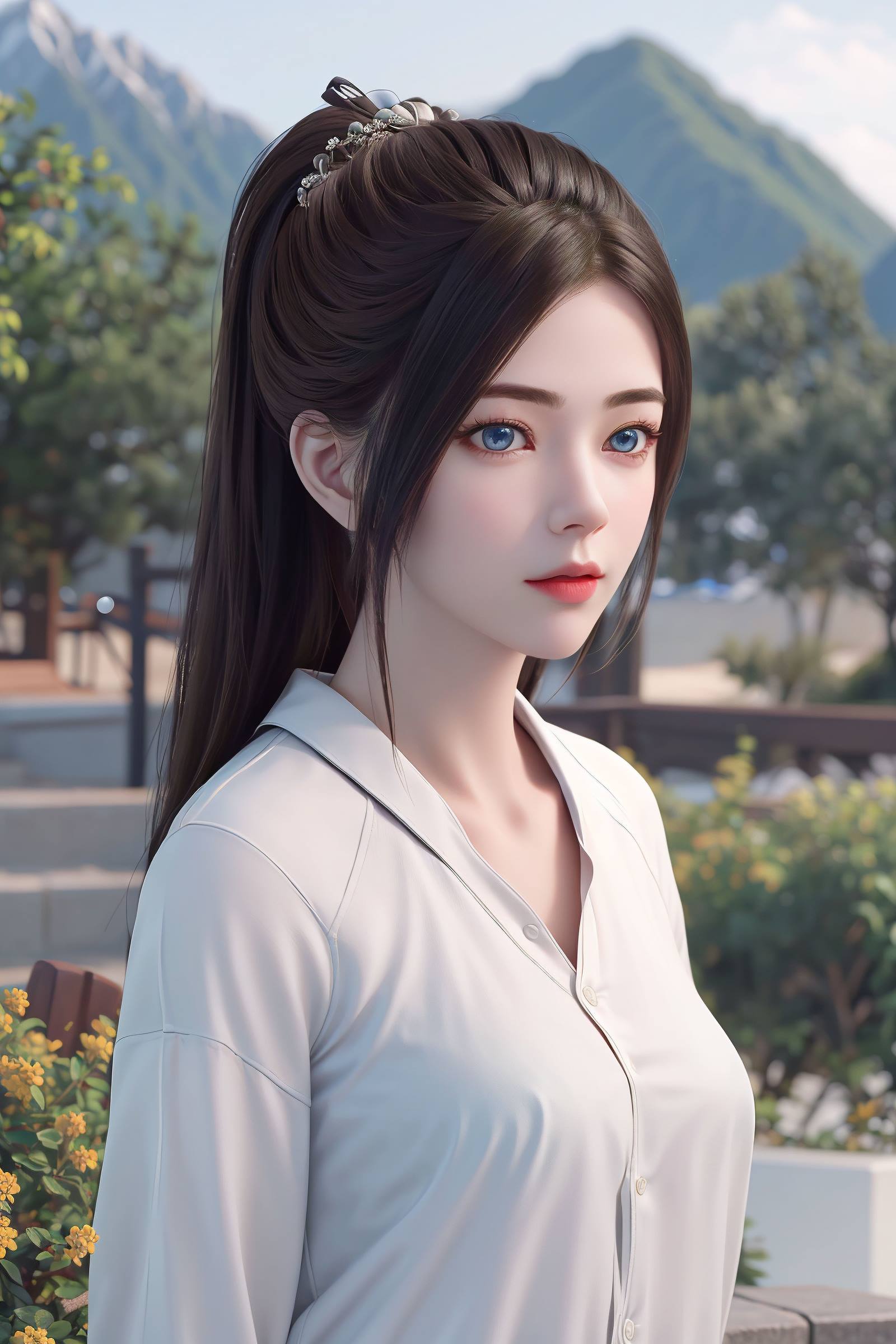 图片[10]-AI绘画 130 龙蛇演义-唐紫尘白衬衫[20P] – 速更版-美库