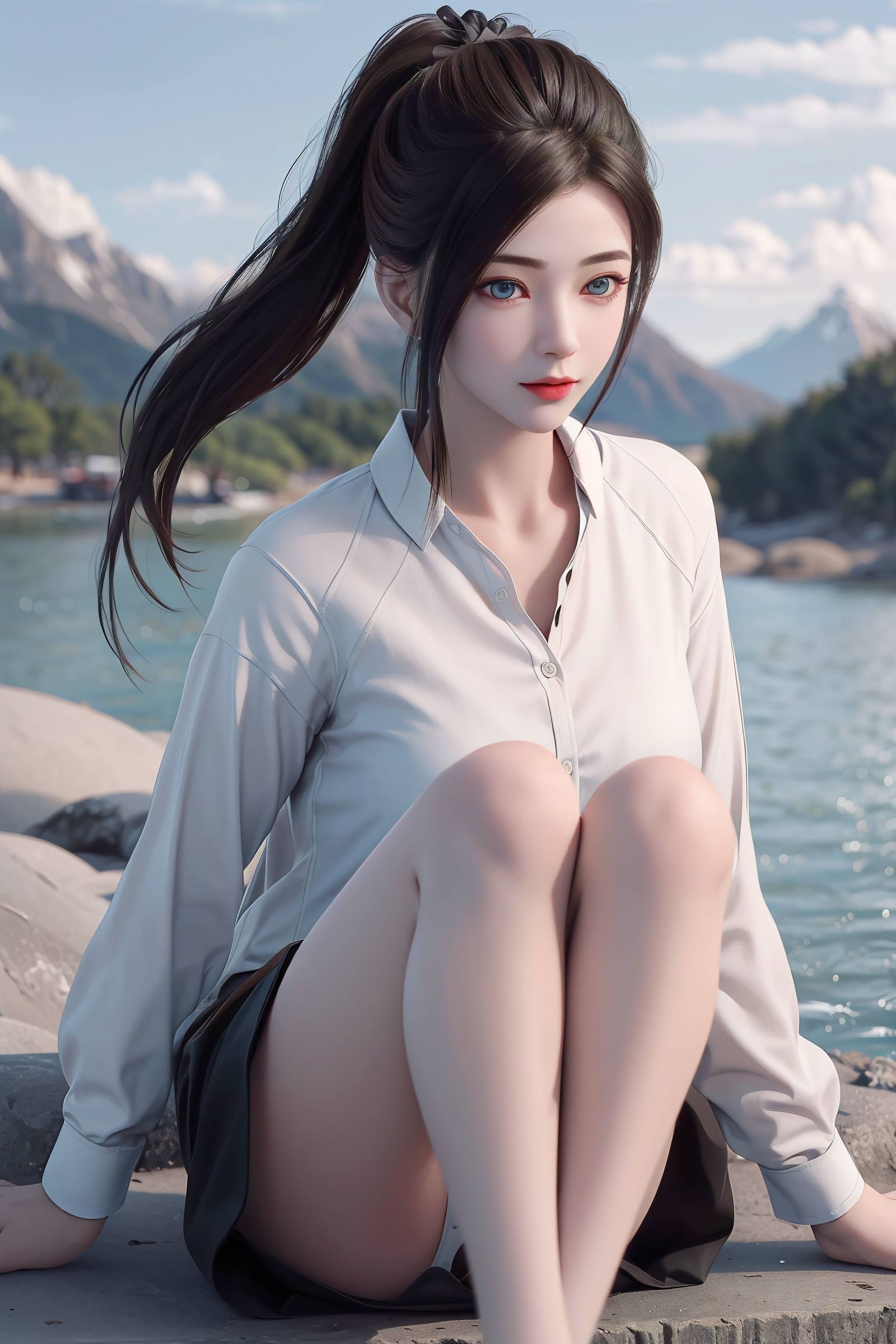 图片[11]-AI绘画 130 龙蛇演义-唐紫尘白衬衫[20P] – 速更版-美库