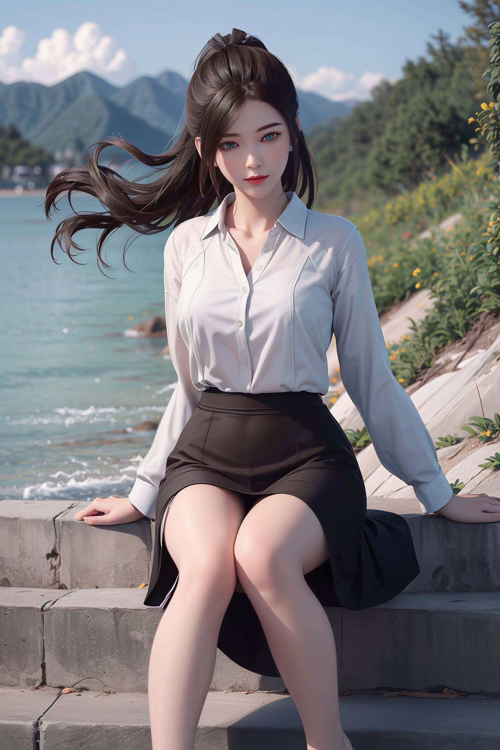 图片[13]-AI绘画 130 龙蛇演义-唐紫尘白衬衫[20P] – 速更版-美库