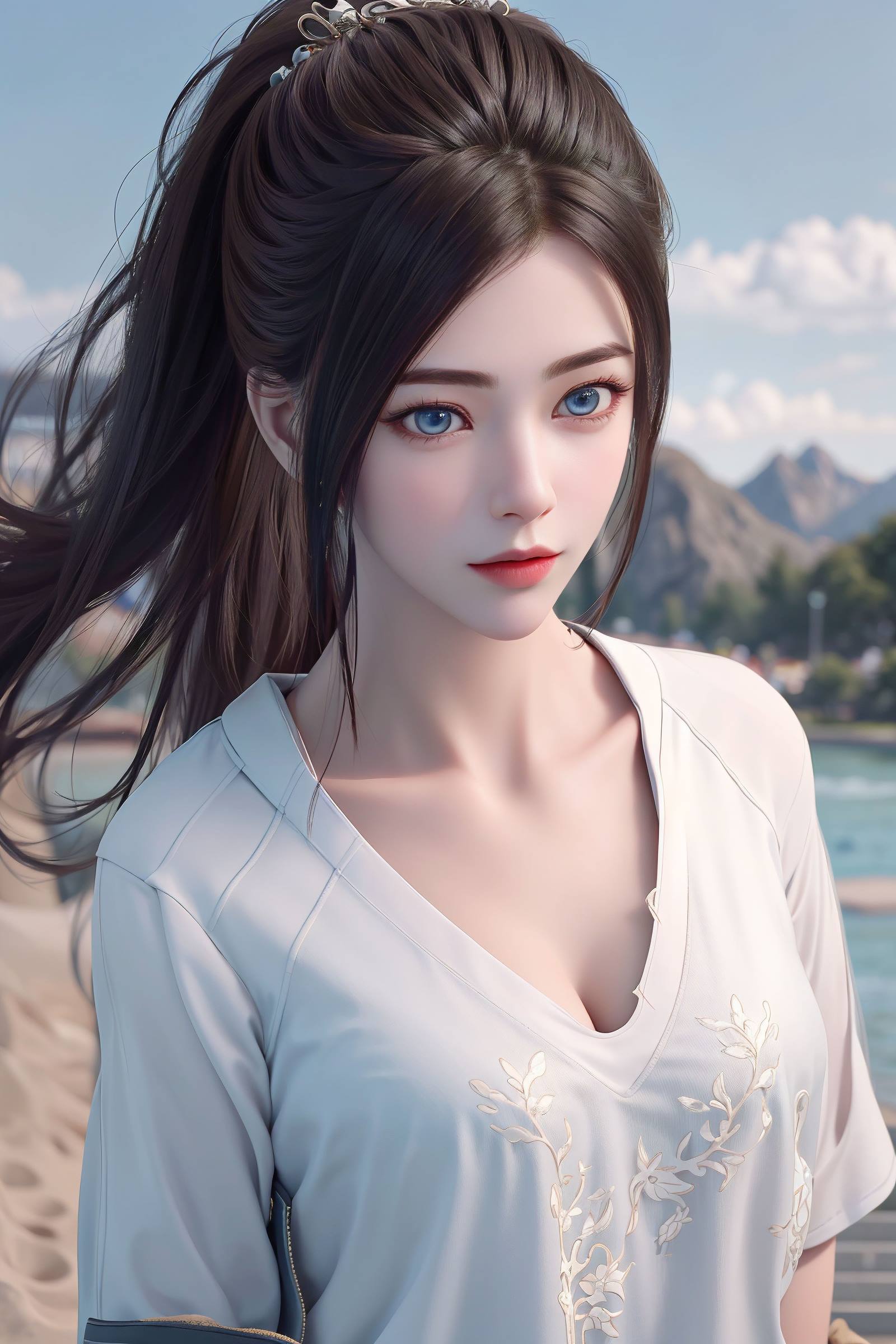 图片[14]-AI绘画 130 龙蛇演义-唐紫尘白衬衫[20P] – 速更版-美库