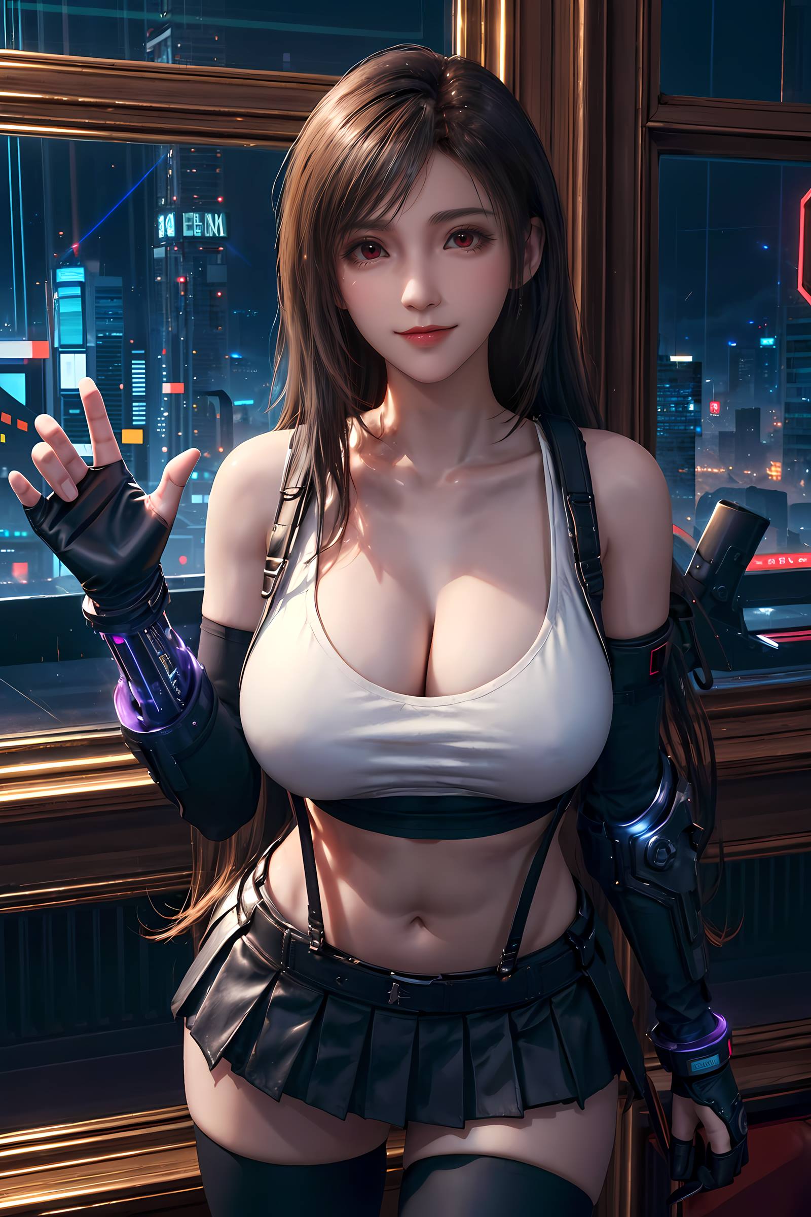 图片[18]-AI绘画 134 最终幻想-蒂法[19P] – 速更版-美库