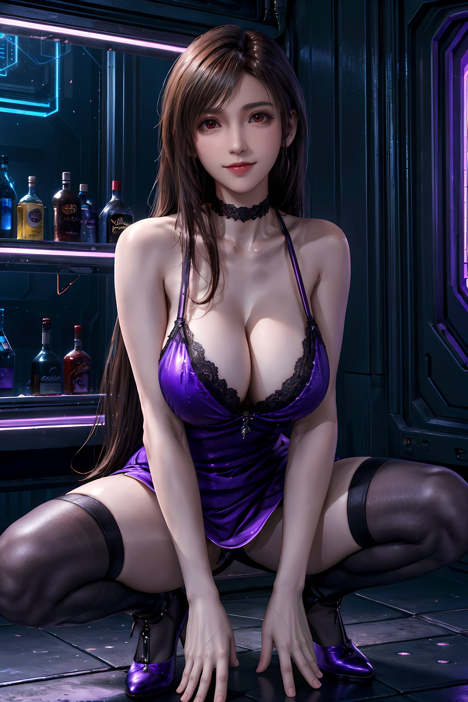 图片[21]-AI绘画 134 最终幻想-蒂法[19P] – 速更版-美库