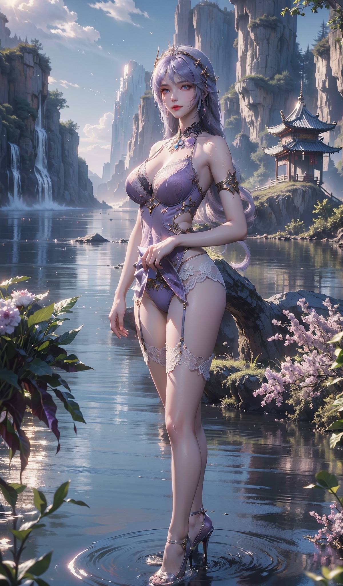 图片[10]-AI绘画 138 神印王座-圣采儿户外华丽[41P] – 速更版-美库