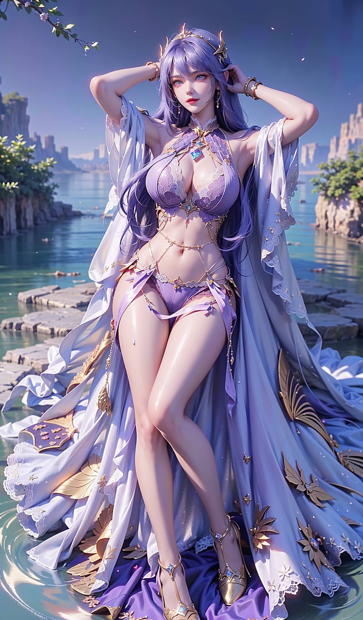 图片[15]-AI绘画 138 神印王座-圣采儿户外华丽[41P] – 速更版-美库