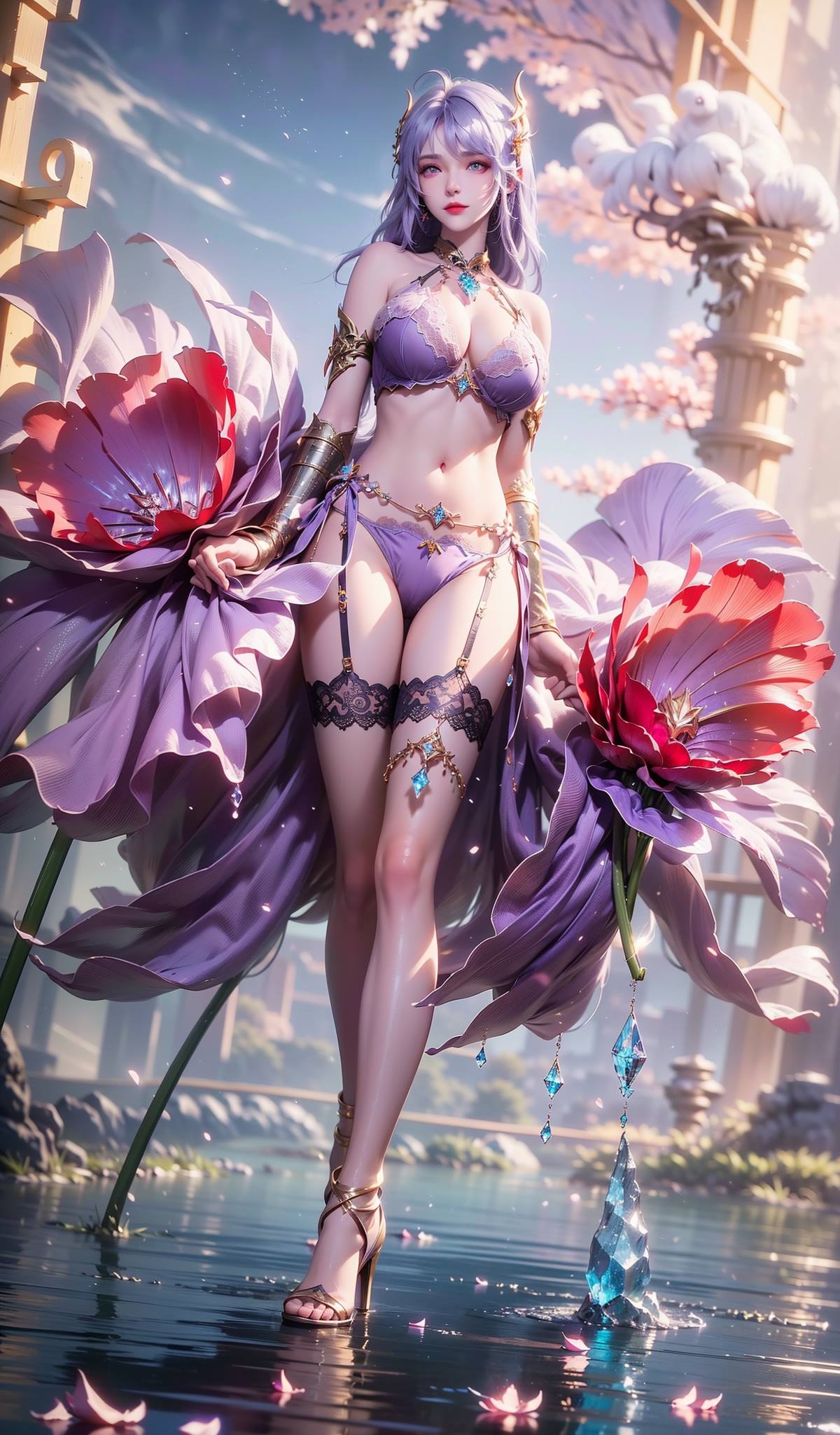 图片[17]-AI绘画 138 神印王座-圣采儿户外华丽[41P] – 速更版-美库