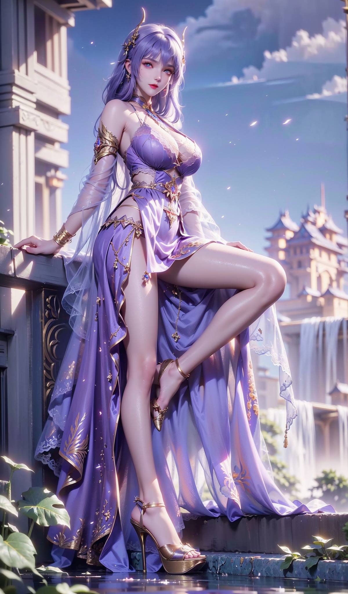 图片[24]-AI绘画 138 神印王座-圣采儿户外华丽[41P] – 速更版-美库